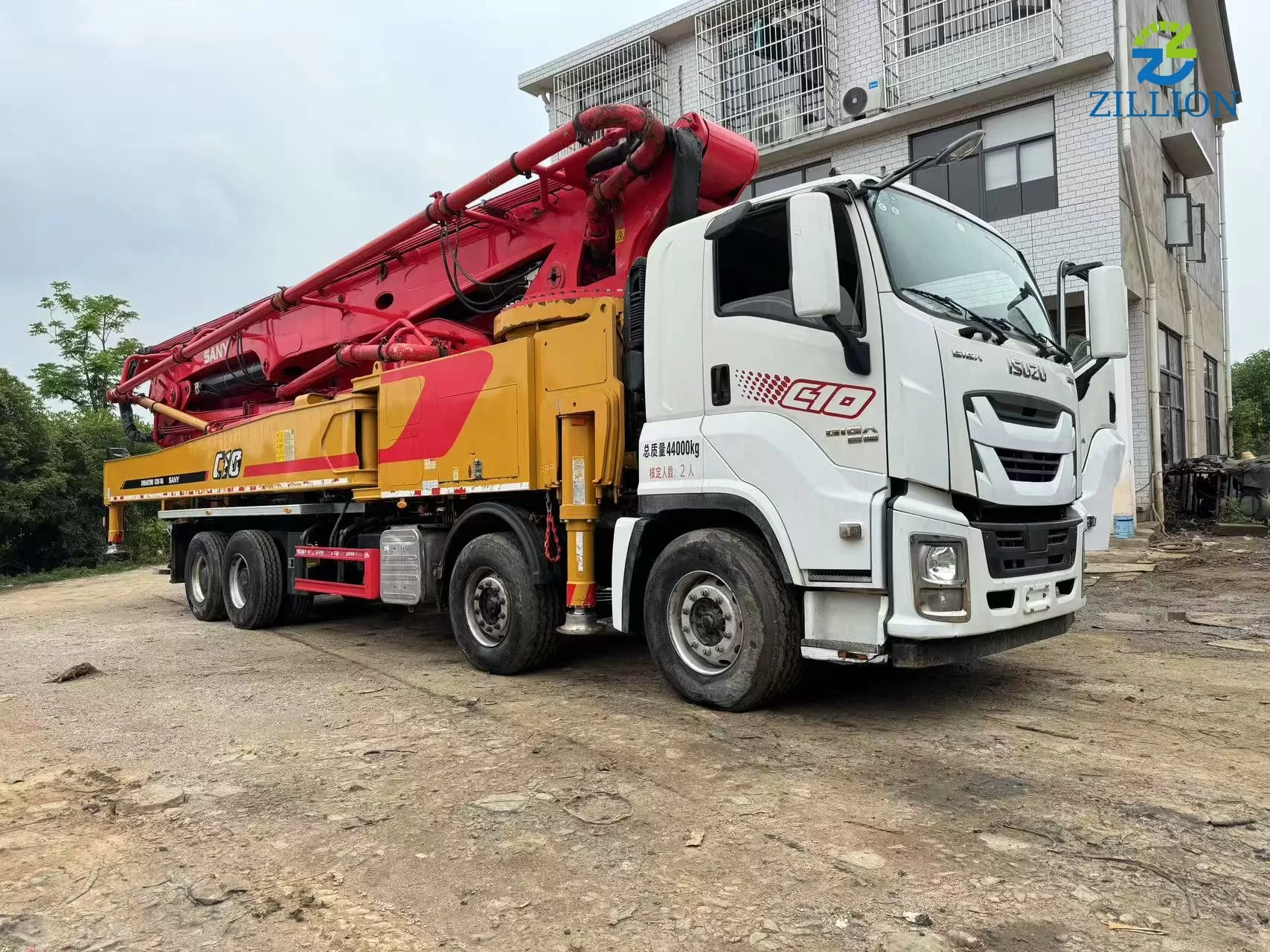 High Quality 2020 SANY Boom Pump 62m Truck- mounted Concrete Pump Car on ISUZU Chassis