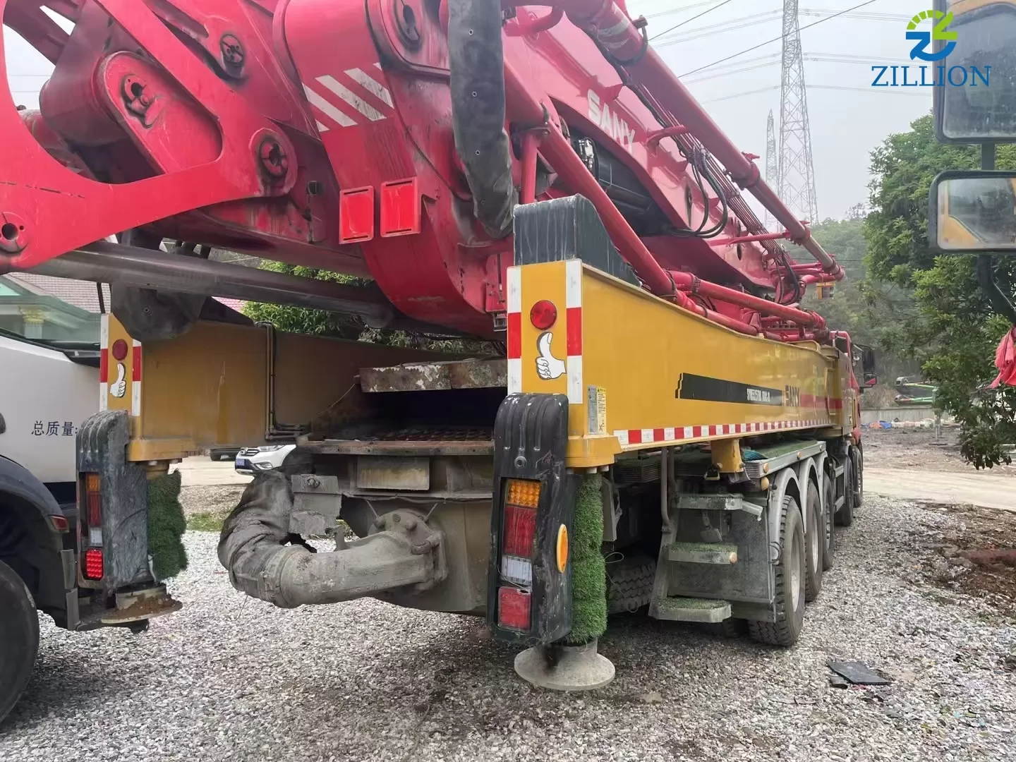 High Quality 2021 Sany Boom Pump 65m Truck- mounted Concrete Pump Car on Sany Chassis