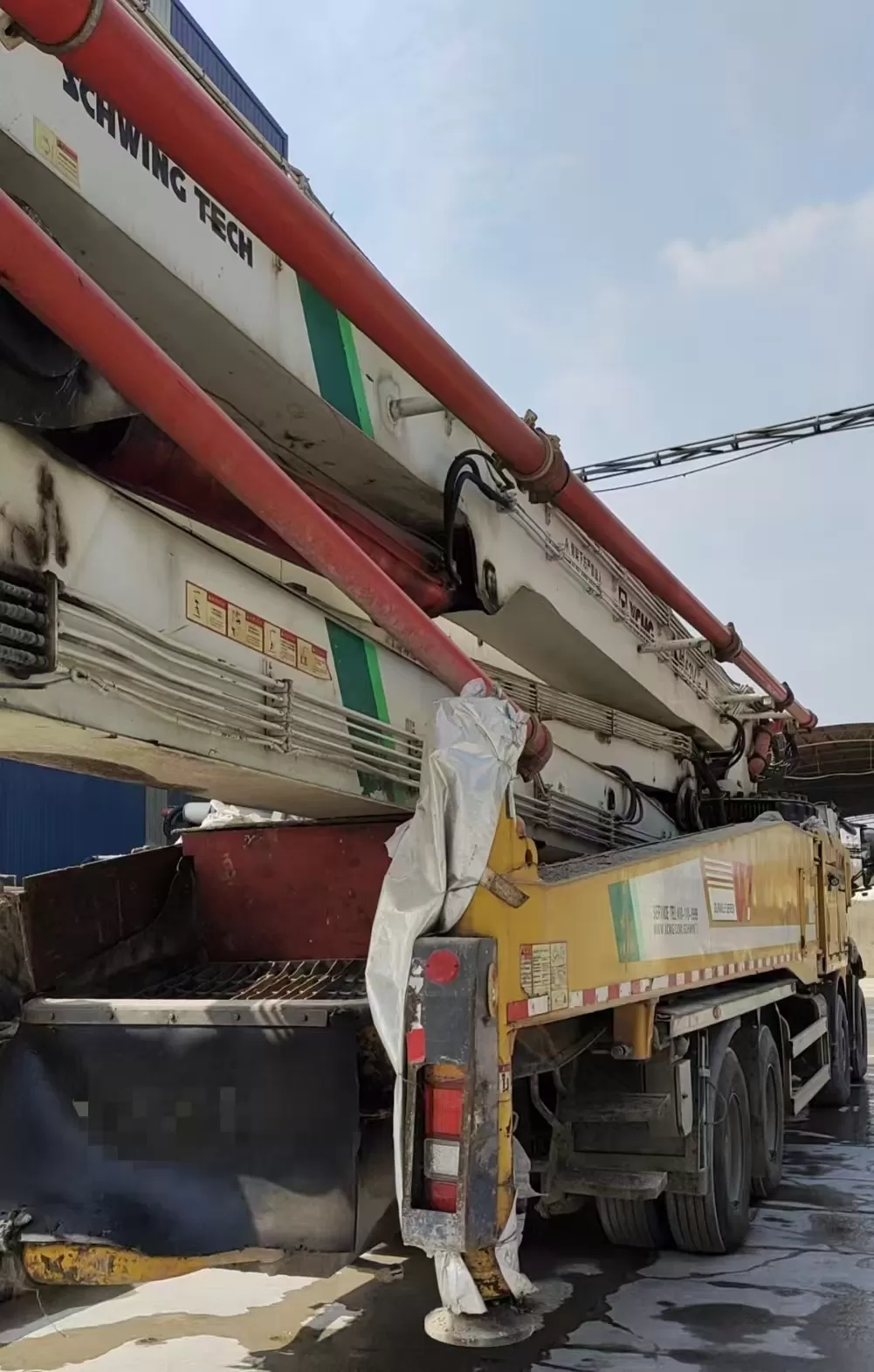 2020 XCMG 62m Long Boom Truck- mounted Concrete Pump Car on Benz Chassis