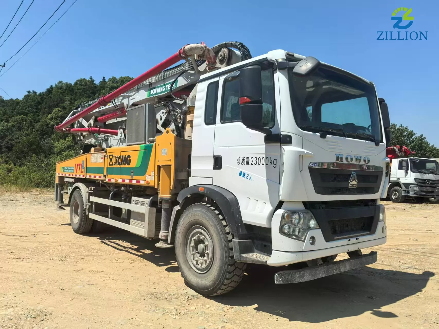 High Quality 2023 XCMG Boom Pump 37m Truck- mounted Concrete Pump Truck on HOWO Chassis