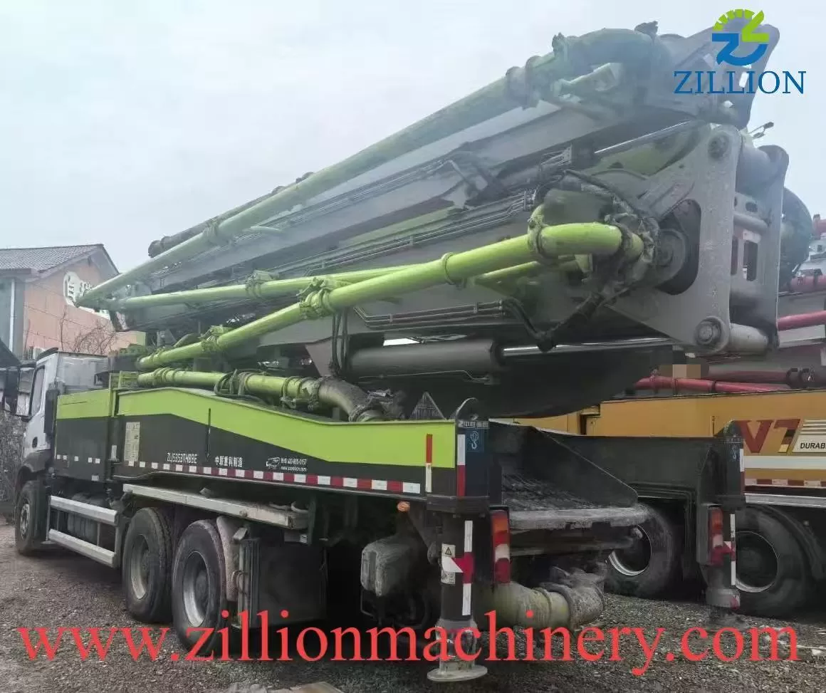 2021 Zoomlion Boom Pump 52m Truck- mounted Concrete Pump Car on BENZ Chassis