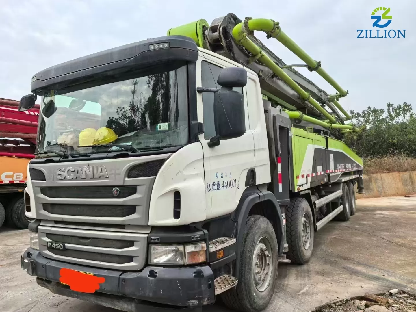 High Quality 2018 ZOOMLION Boom Pump 56m Truck- mounted Concrete Pump Car on SCANIA Chassis