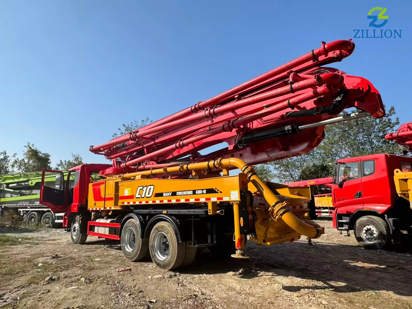 2021 SANY 43m Truck-Mounted Concrete Pump Truck with SANY Chassis