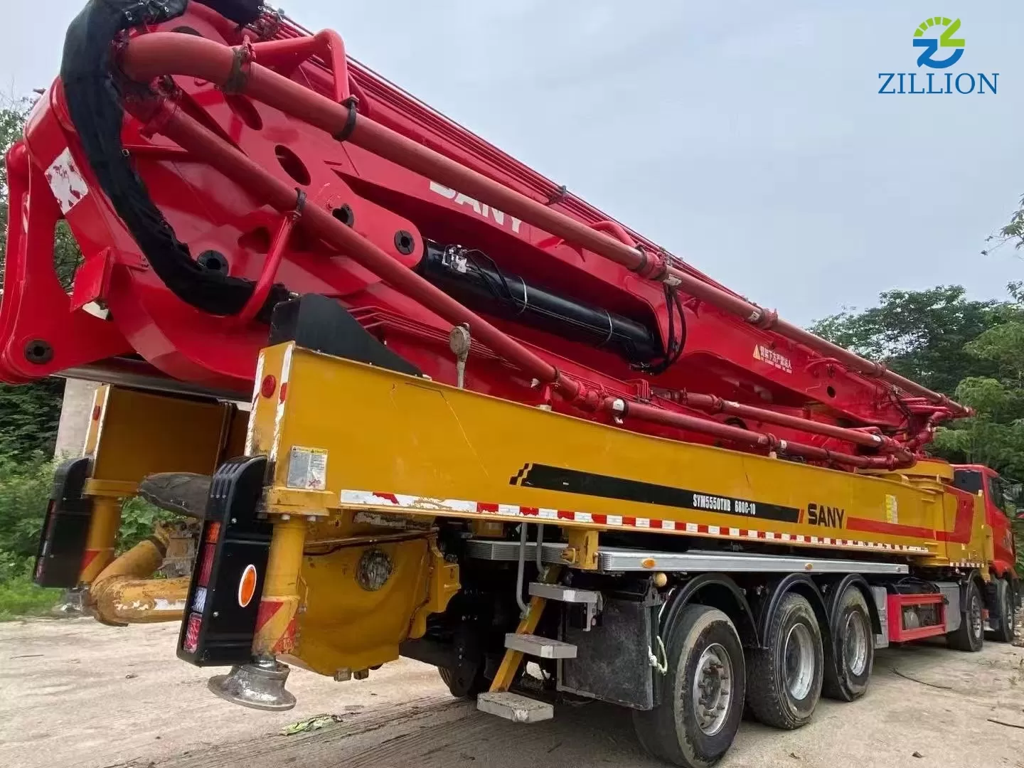 High Quality 2022 Sany Boom Pump 68m Truck- mounted Concrete Pump Car on Sany Chassis
