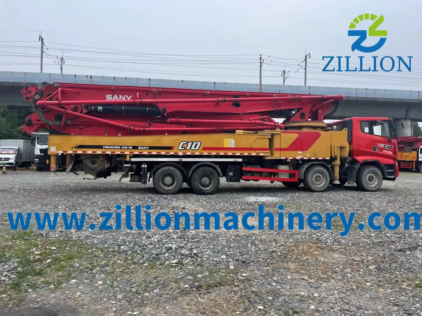 High Quality 2020 Sany Boom Pump 62m Truck- mounted Concrete Pump Car on Sany Chassis