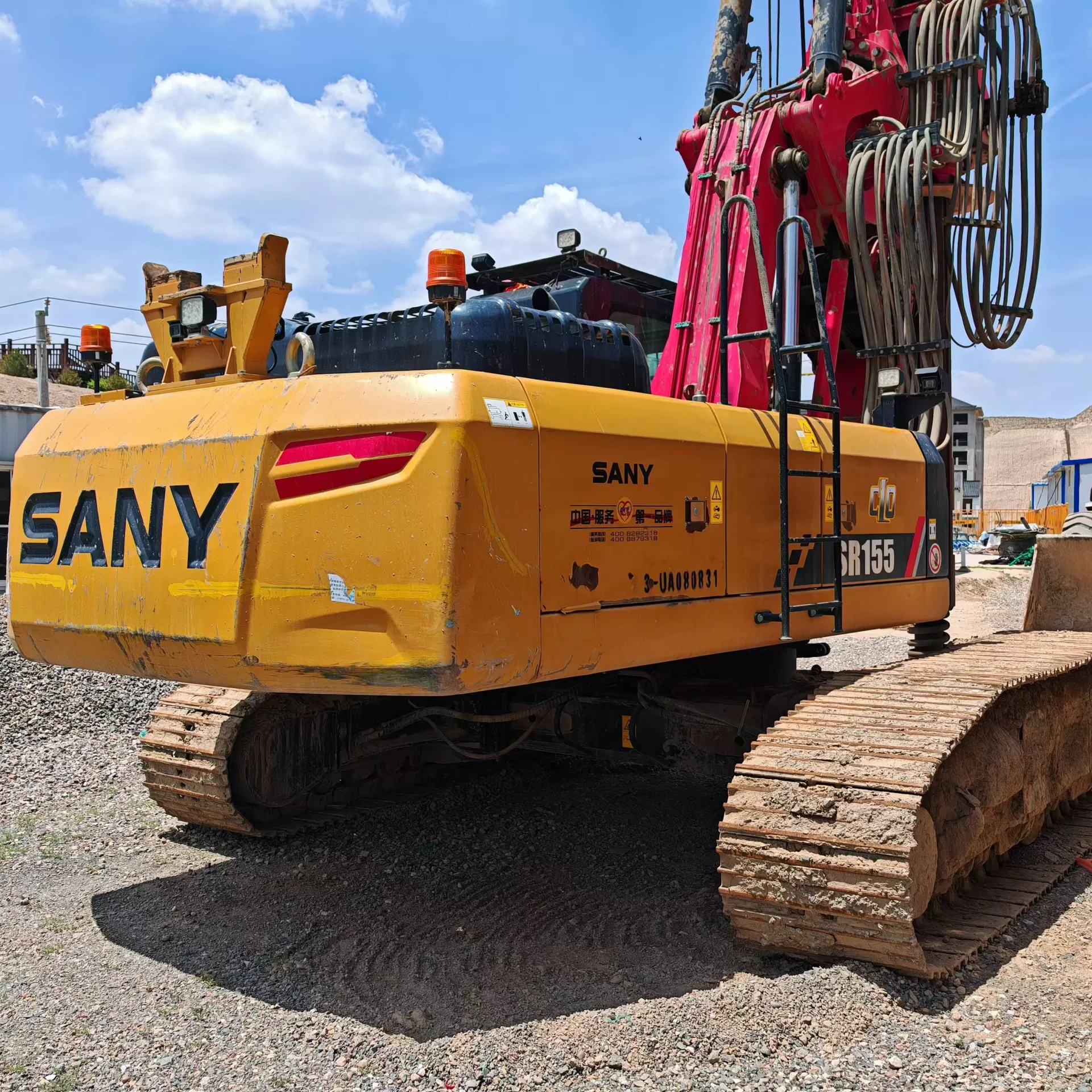 2019 SANY Hydraulic Rotary Drilling machine SR155 backhoe Piling rig for Foundation Drill