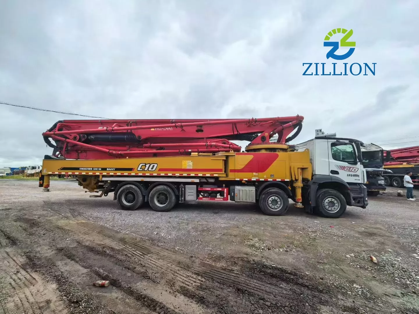 2022 Used SANY 62M Concrete Pump Truck | Mercedes-Benz Chassis | Reliable High-Reach Solution