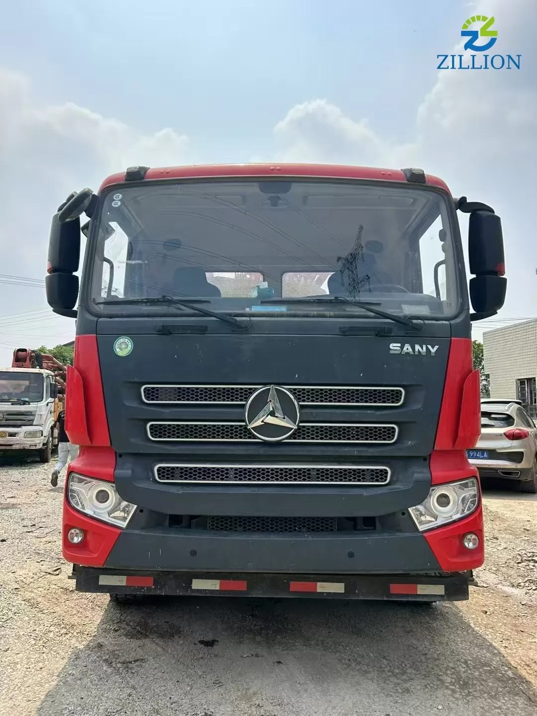 High Quality 2023 SANY Boom Pump 33m Truck- mounted Concrete Pump Car on SANY Chassis