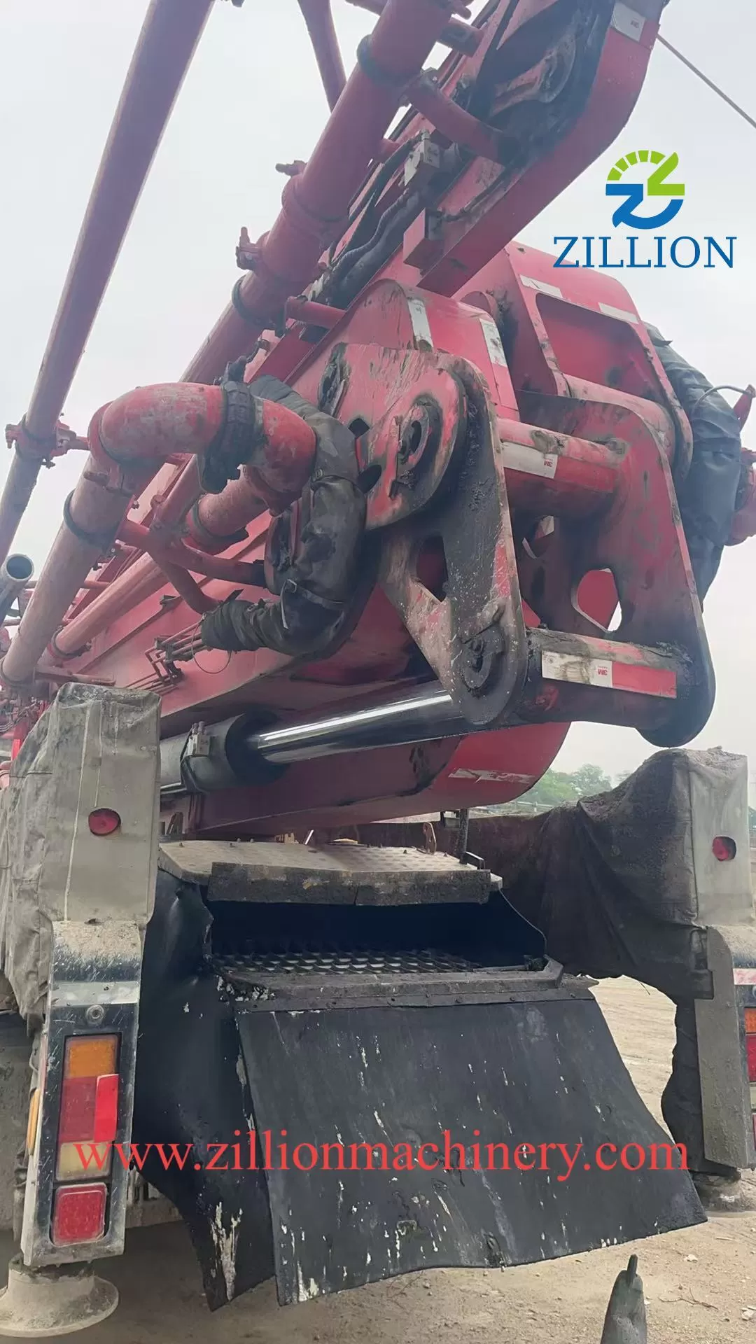 High Quality 2020 Sany Boom Pump 56m Truck- mounted Concrete Pump Car on Sany Chassis