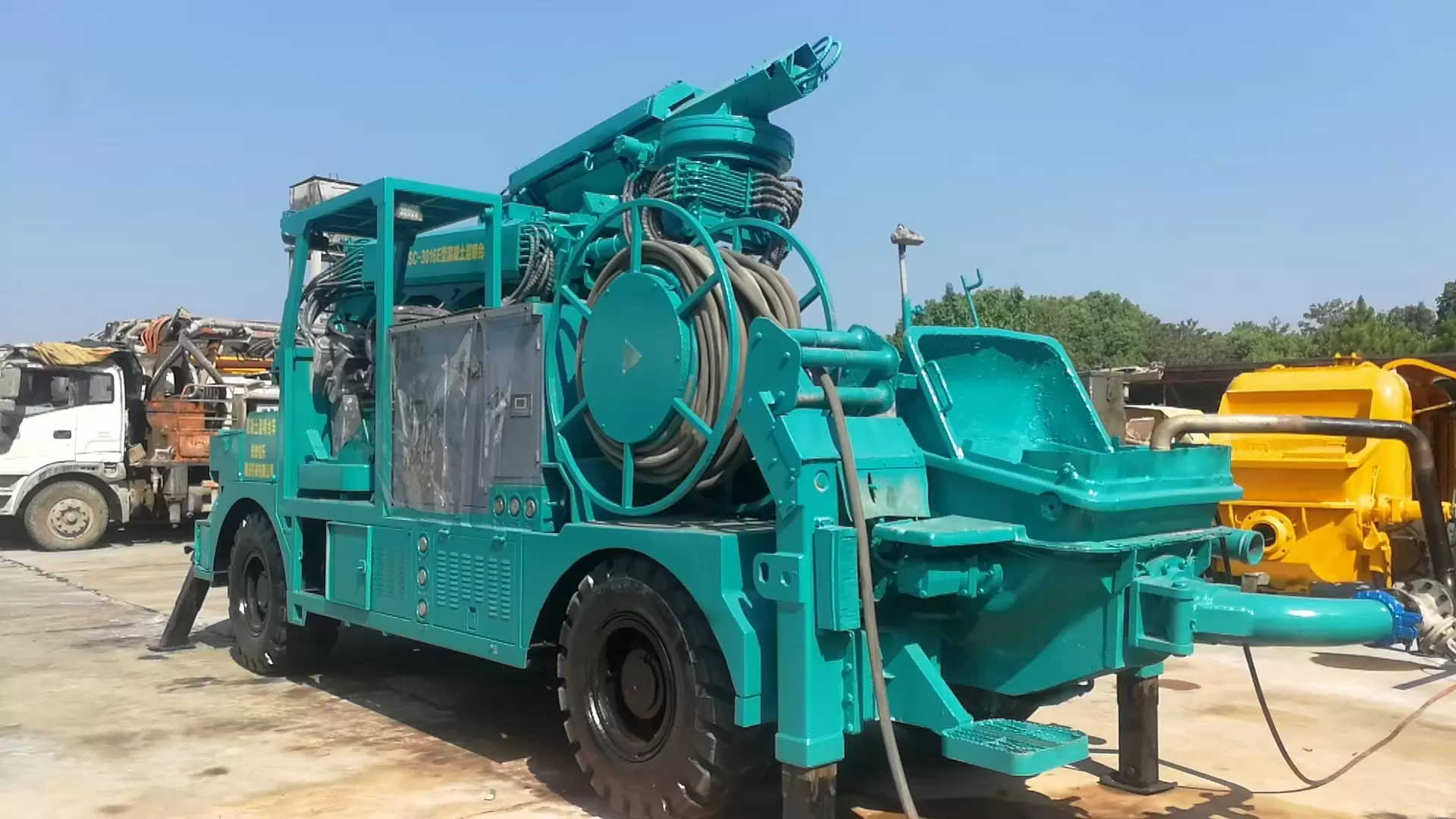 Jarlo Concrete Shotcrete Spraying Truck 30m3  Shotcrete Manipulator Machine Concrete Sprayer for Mining Construction