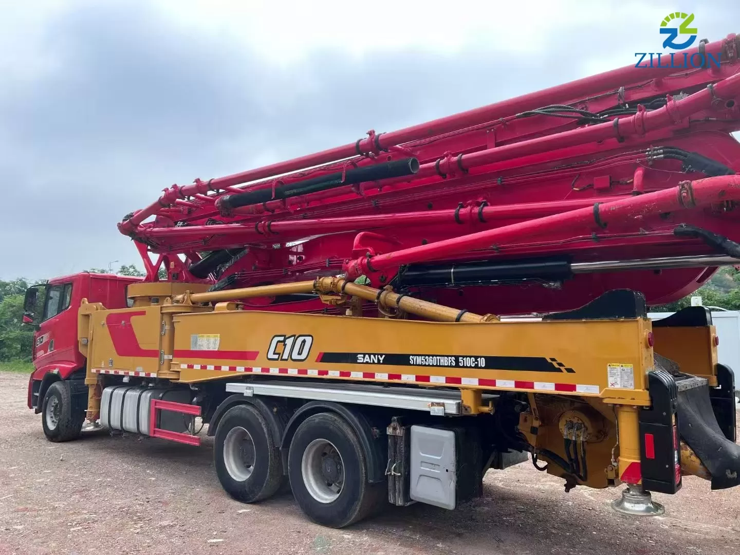 High Quality 2023 Sany Boom Pump 51m Truck- mounted Concrete Pump Truck on Sany Chassis