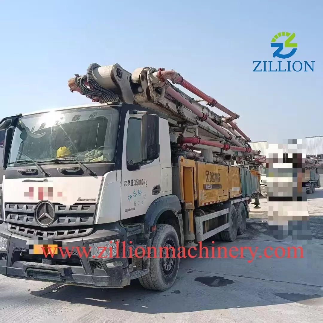 2021 Original XCMG 52m Boom Pump  Truck- mounted Concrete Pump Truck on Mercedes