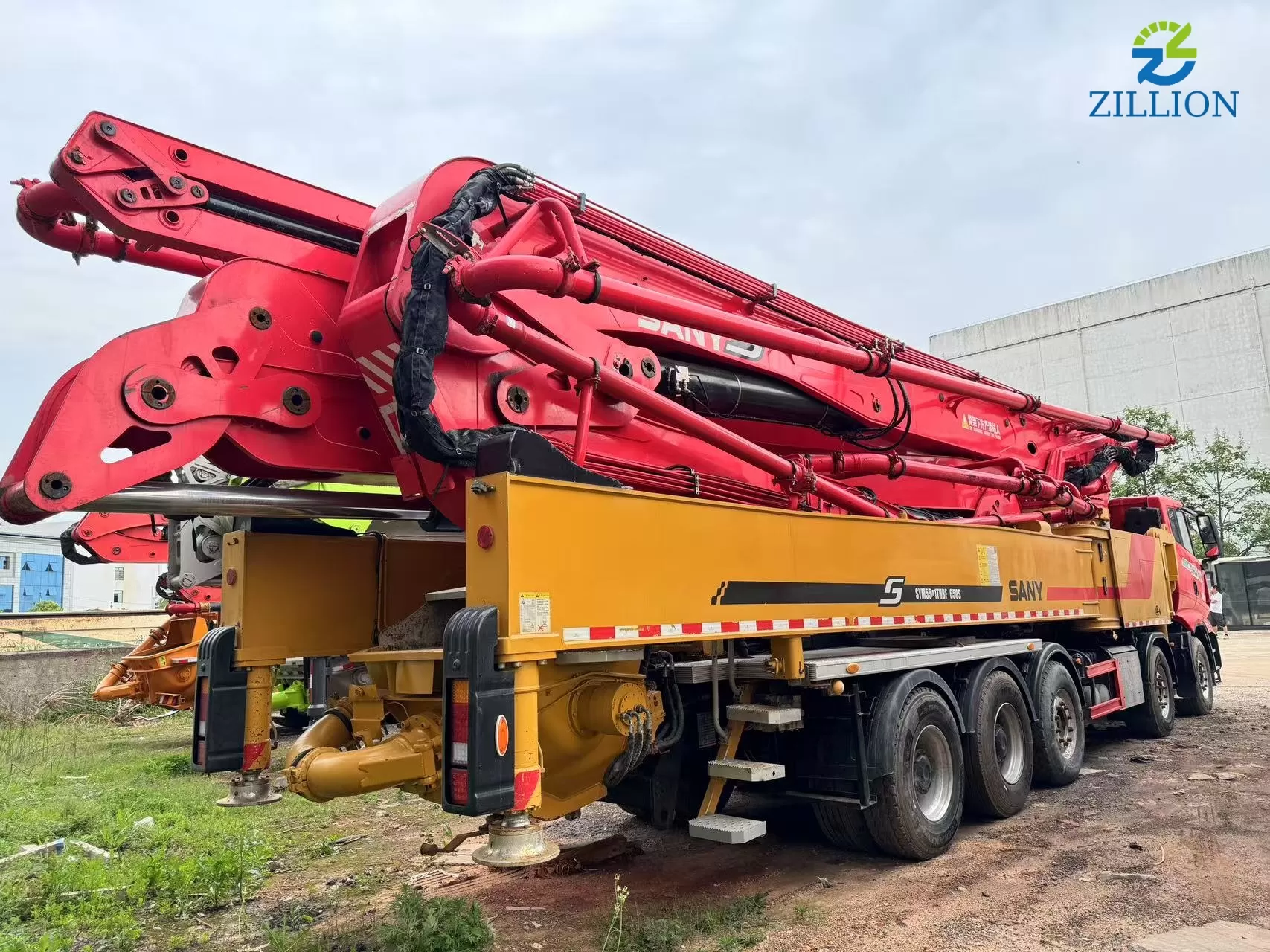 High Quality 2022 SANY Boom Pump 65m Truck- mounted Concrete Pump Car on SANY Chassis