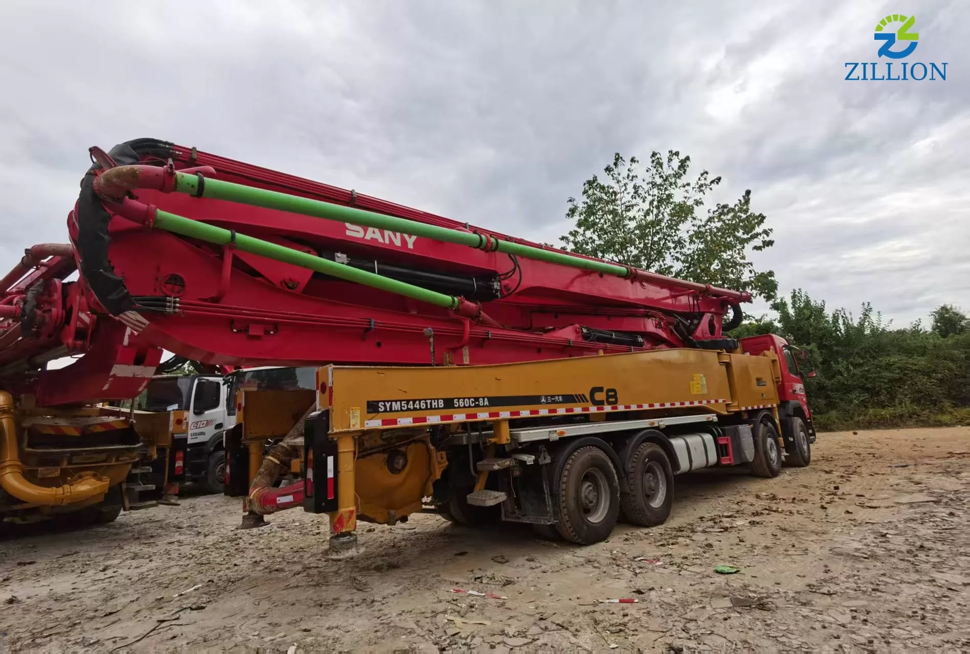 High Quality 2020 Sany Boom Pump 56m Truck- mounted Concrete Pump Truck on Volvo Chassis
