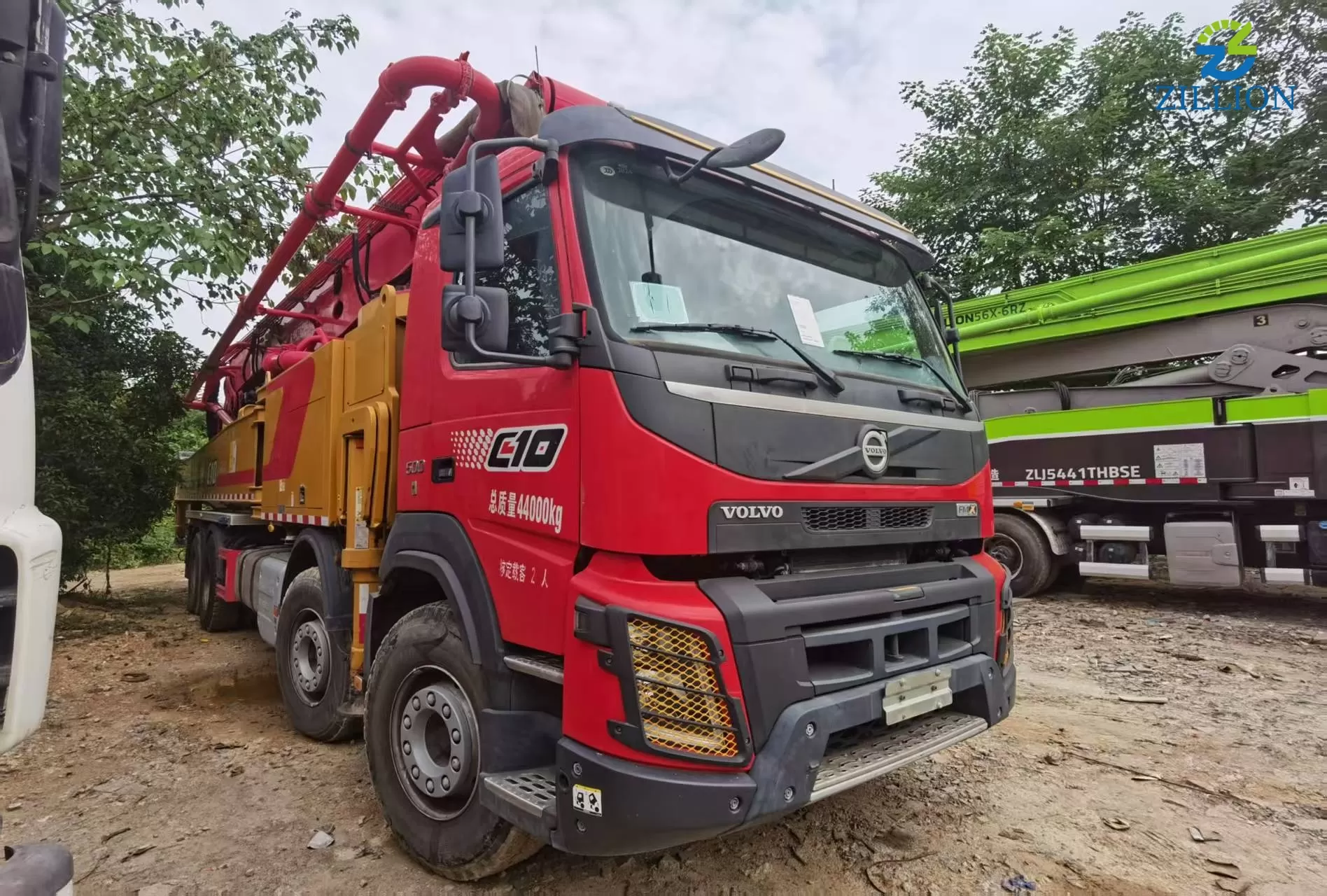 High Quality 2022 Sany Boom Pump 62m Truck- mounted Concrete Pump Car on Volvo Chassis
