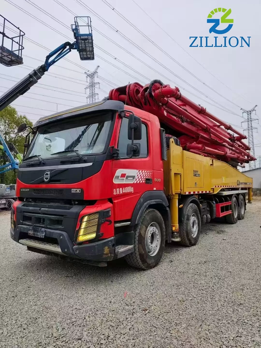 High Quality 2020 SANY Boom Pump 56m Truck- mounted Concrete Pump Car on VOLVO Chassis