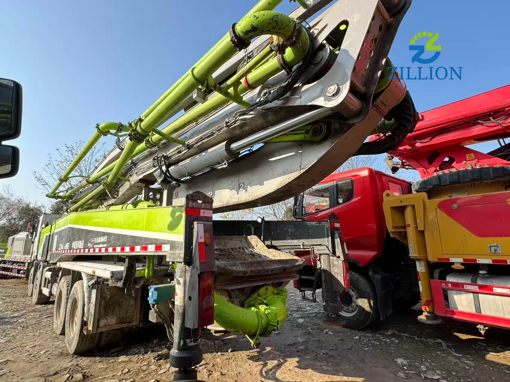 2019 Zoomlion 56m Truck-Mounted Concrete Pump Truck with Mercedes-Benz Chassis
