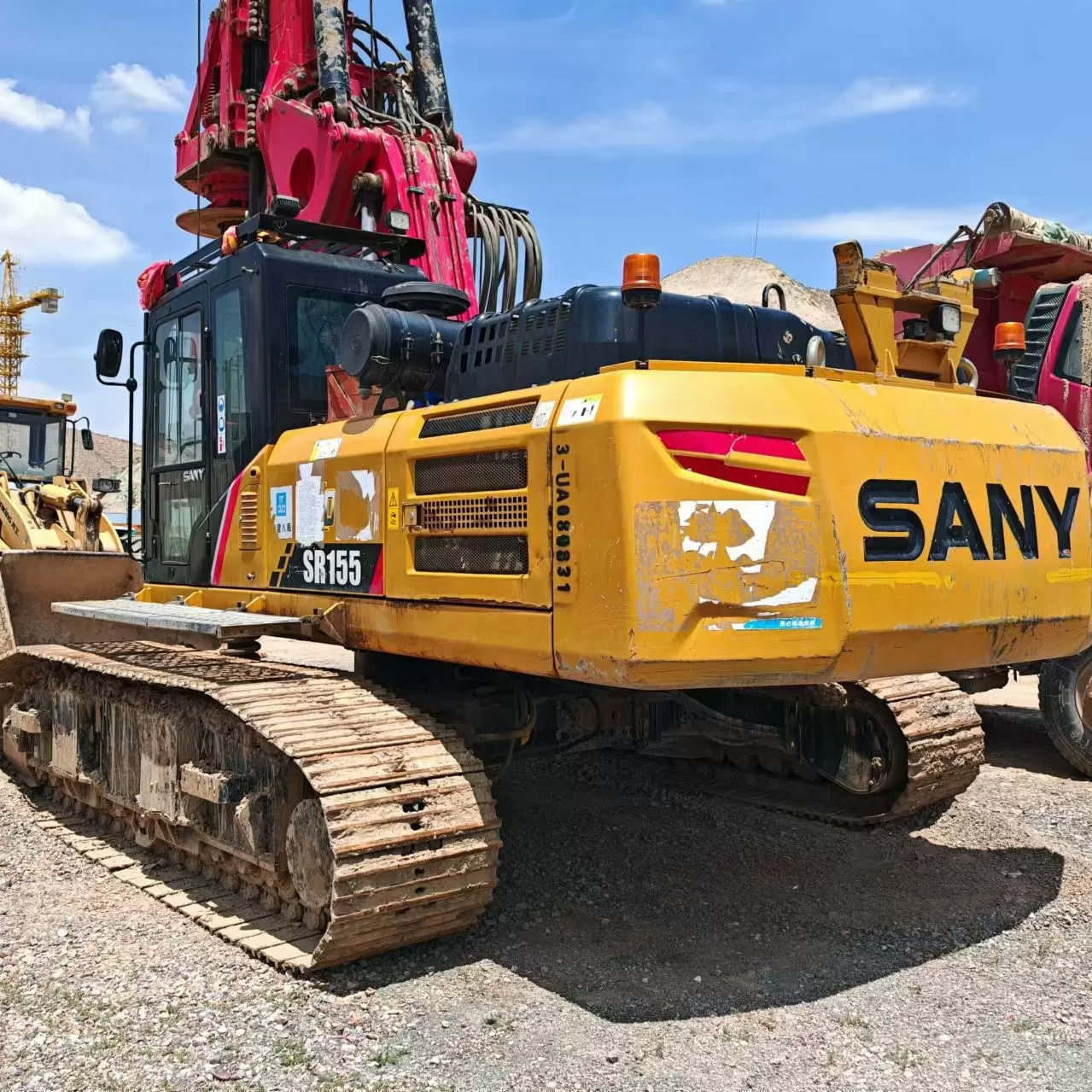 2019 SANY Hydraulic Rotary Drilling machine SR155 backhoe Piling rig for Foundation Drill