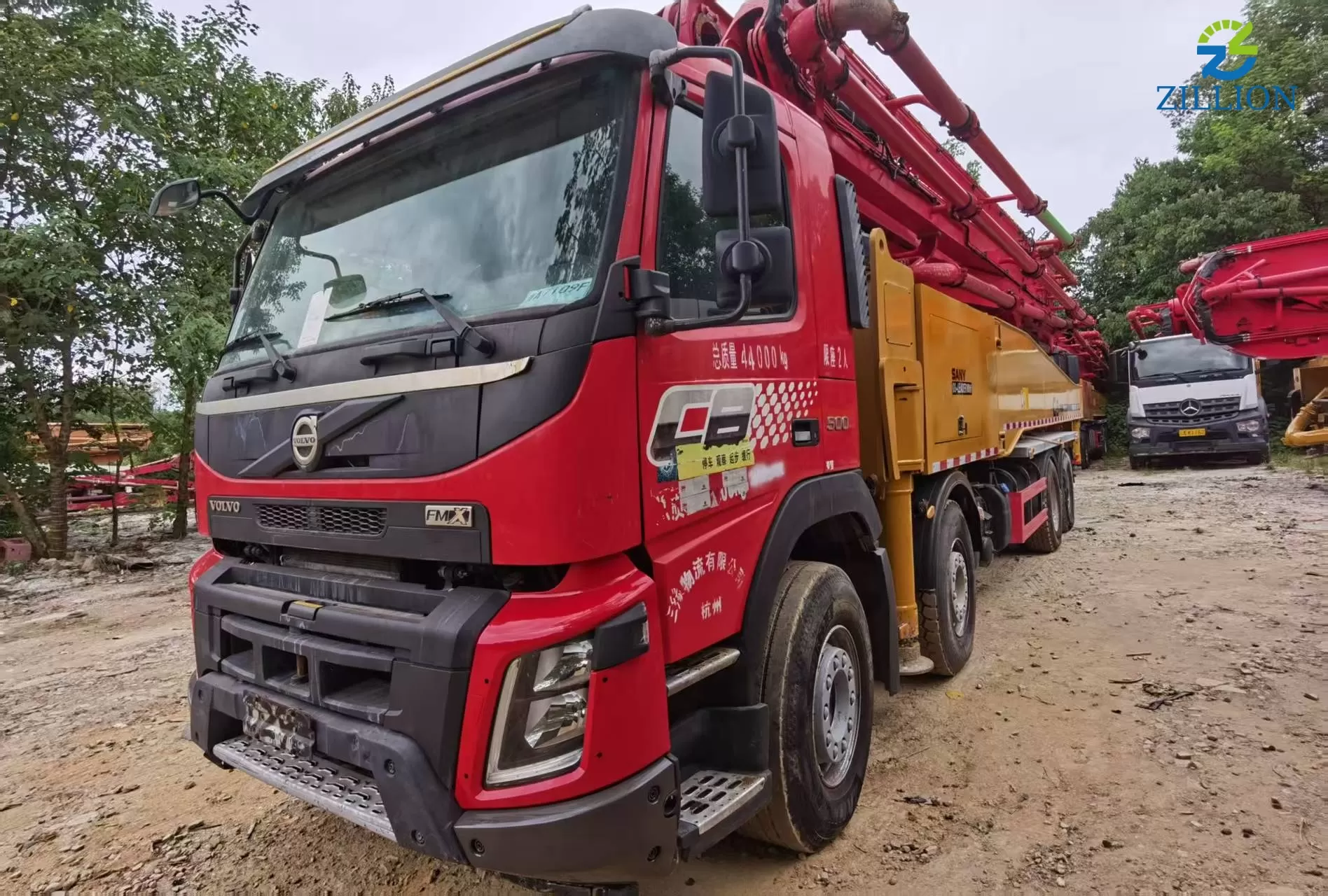 High Quality 2020 Sany Boom Pump 56m Truck- mounted Concrete Pump Truck on Volvo Chassis
