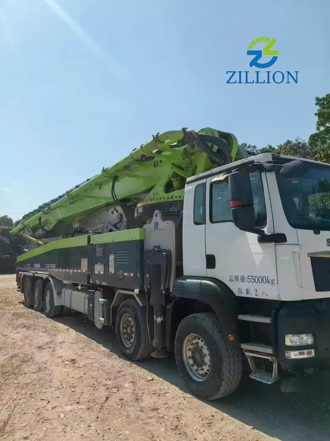 2023 Zoomlion 67m Truck-Mounted Concrete Pump Truck with Sitrak Chassis