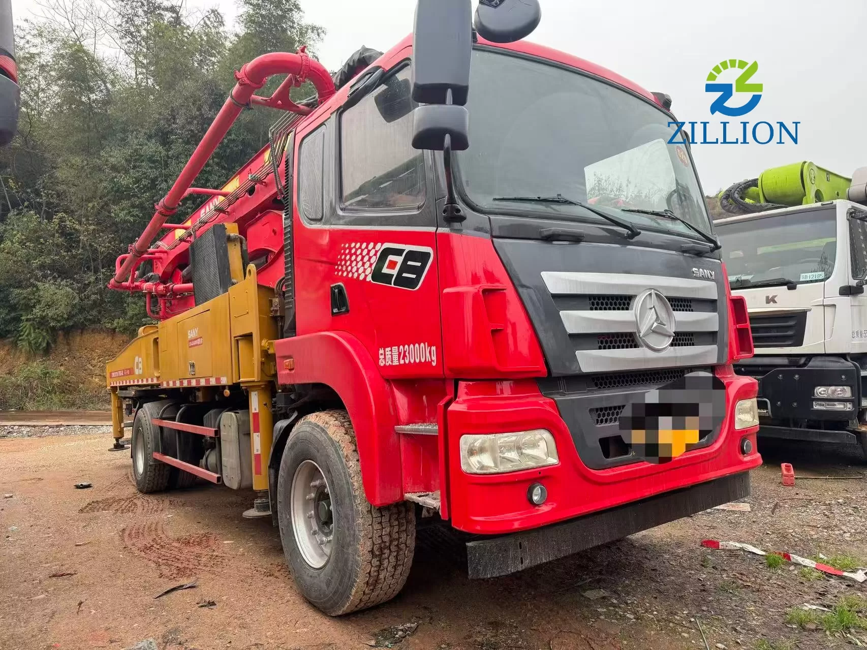2019 Used SANY 38M Concrete Pump Truck | SANY Chassis | Reliable High-Reach Solution