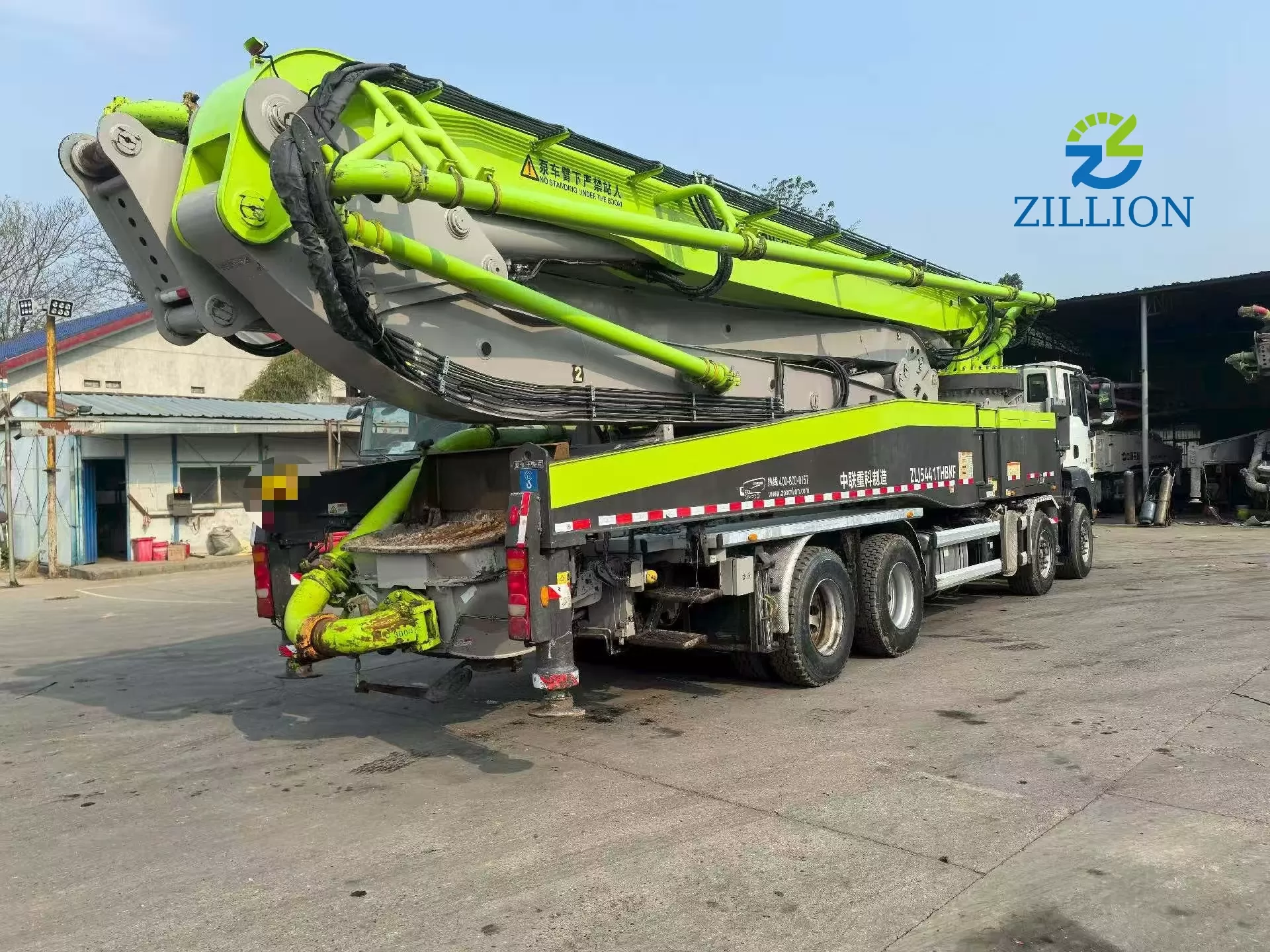 2021 Zoomlion 56m Truck-Mounted Concrete Pump Truck with Sitrak Chassis