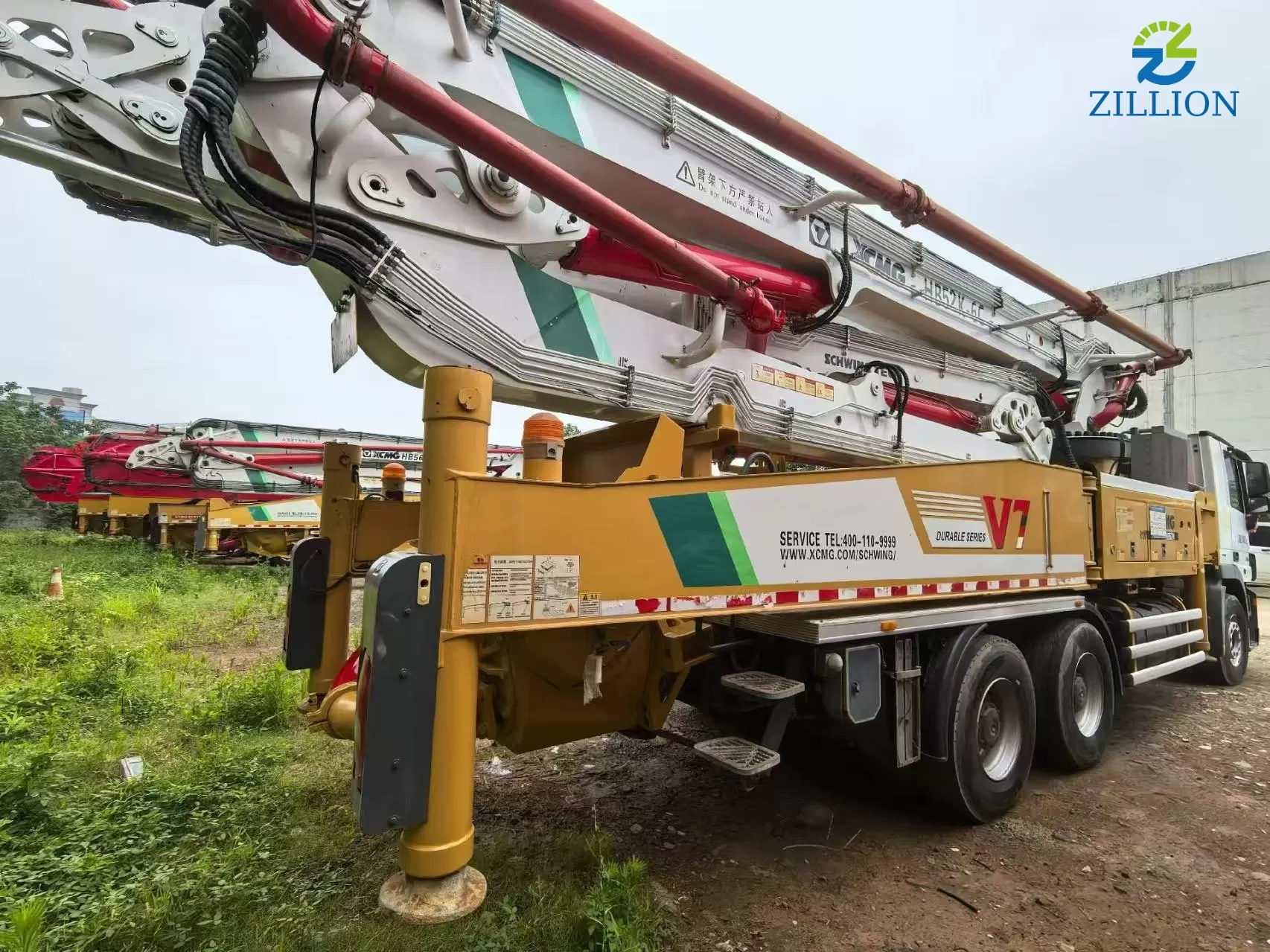 High Quality 2019 XCMG Boom Pump 48m Truck- mounted Concrete Pump Car on Mercedes-Benz Chassis