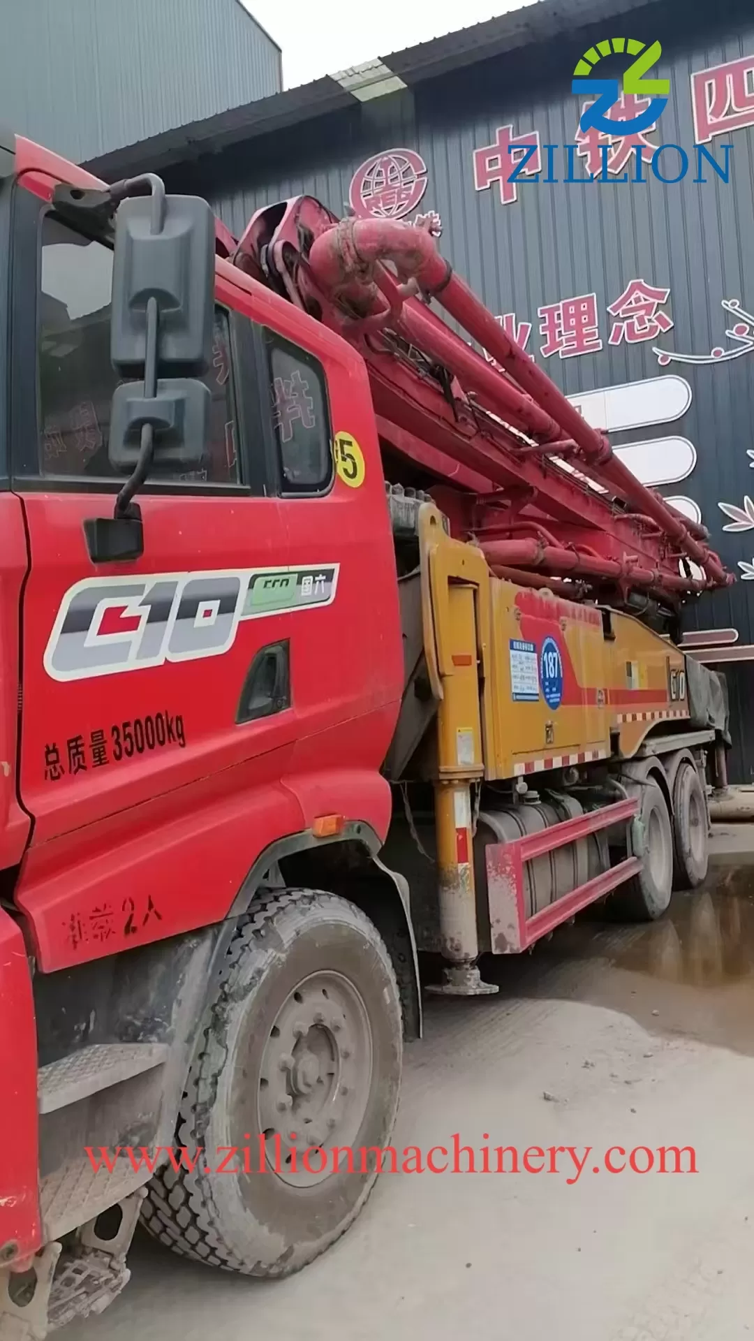 2022 SANY 49m Long Boom Truck- mounted Concrete Pump Car on SANY Chassis
