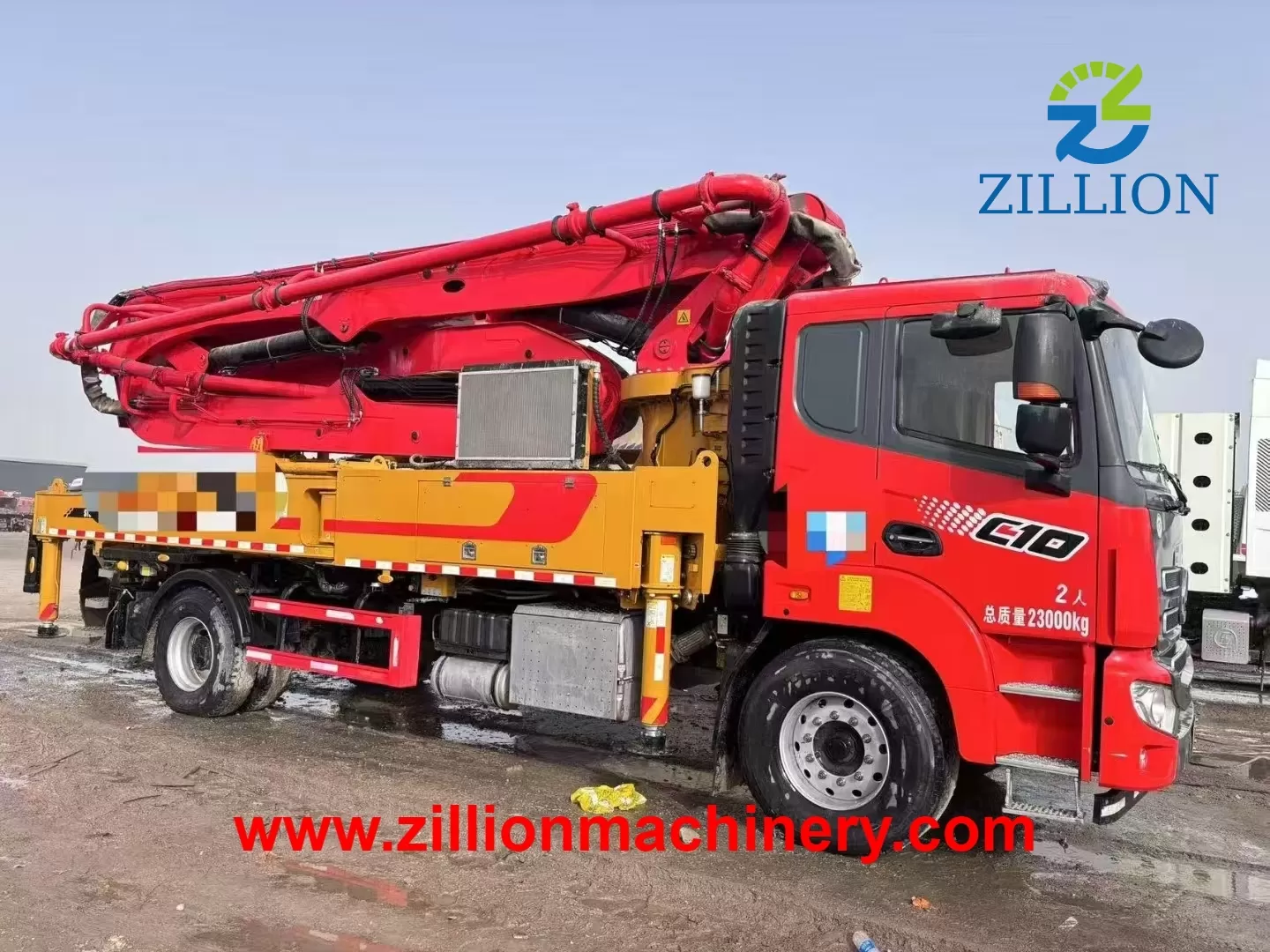 2023 SANY 39m Long Boom Truck- mounted Concrete Pump Car on SANY Chassis