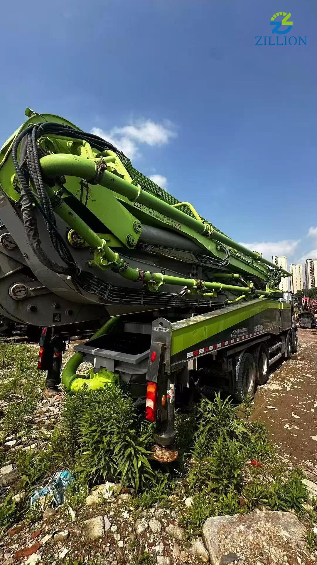 2020 Zoomlion Boom Pump 63m Truck- mounted Concrete Pump Car on Mercedes-Benz Chassis