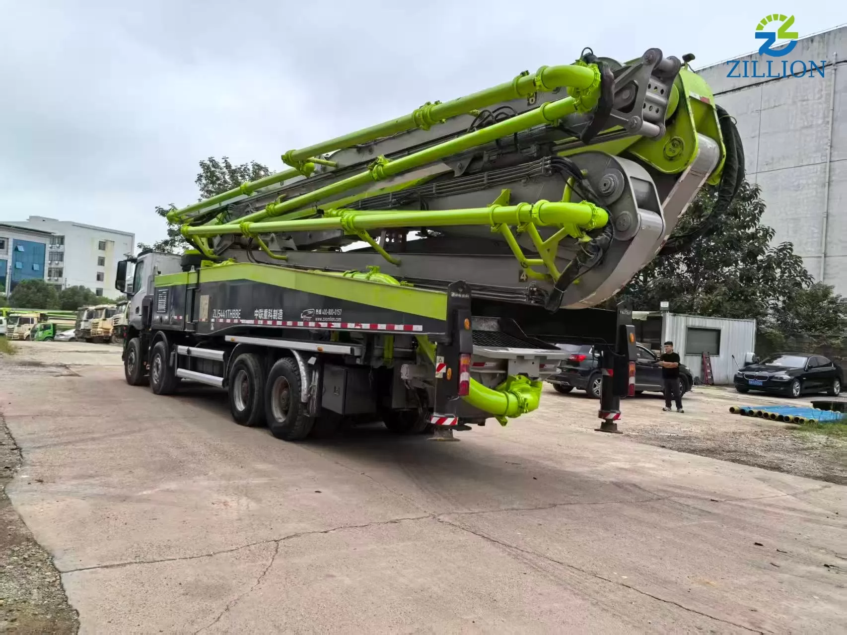 High Quality 2020 Zoomlion Boom Pump 63m Truck- mounted Concrete Pump Truck on Mercedes-Benz Chassis