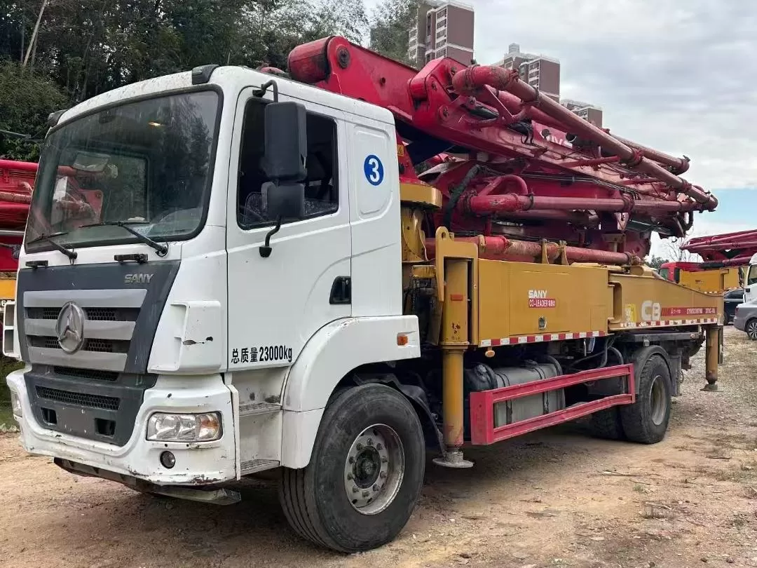 2020 Sany Boom Pump 37m Truck- mounted Concrete Pump car on Sany Chassis