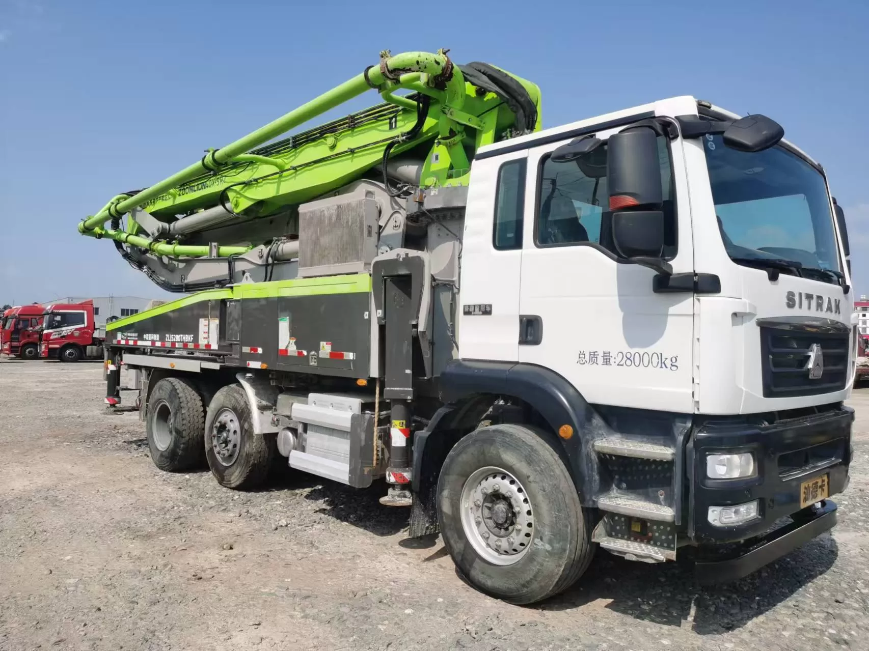 2022 Zoomlion Boom Pump 40m Truck- mounted Concrete Pump Car on Sitrak Chassis