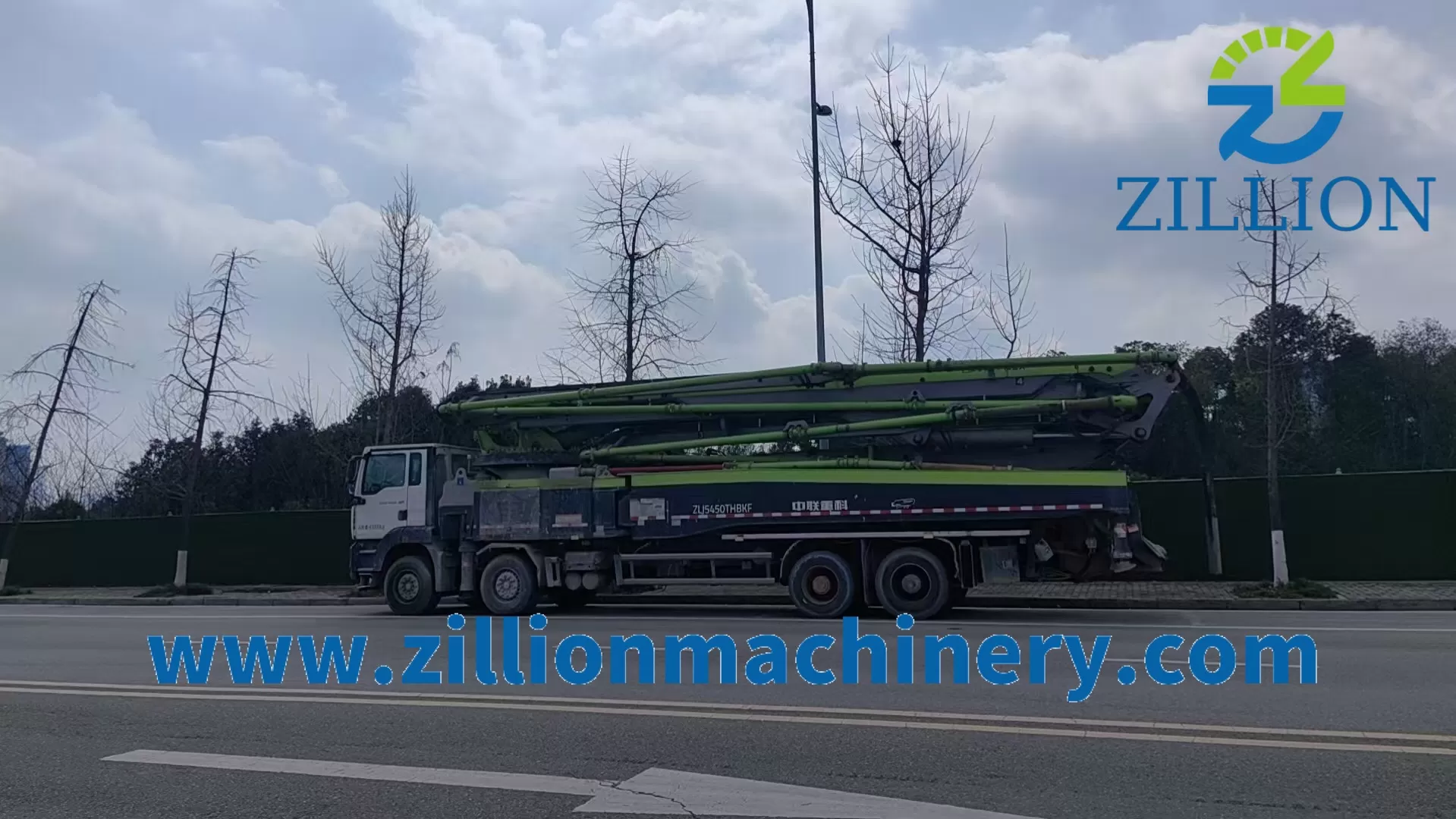 2023 ZOOMLION 57m Long Boom Truck- mounted Concrete Pump Car on SITRAK Chassis