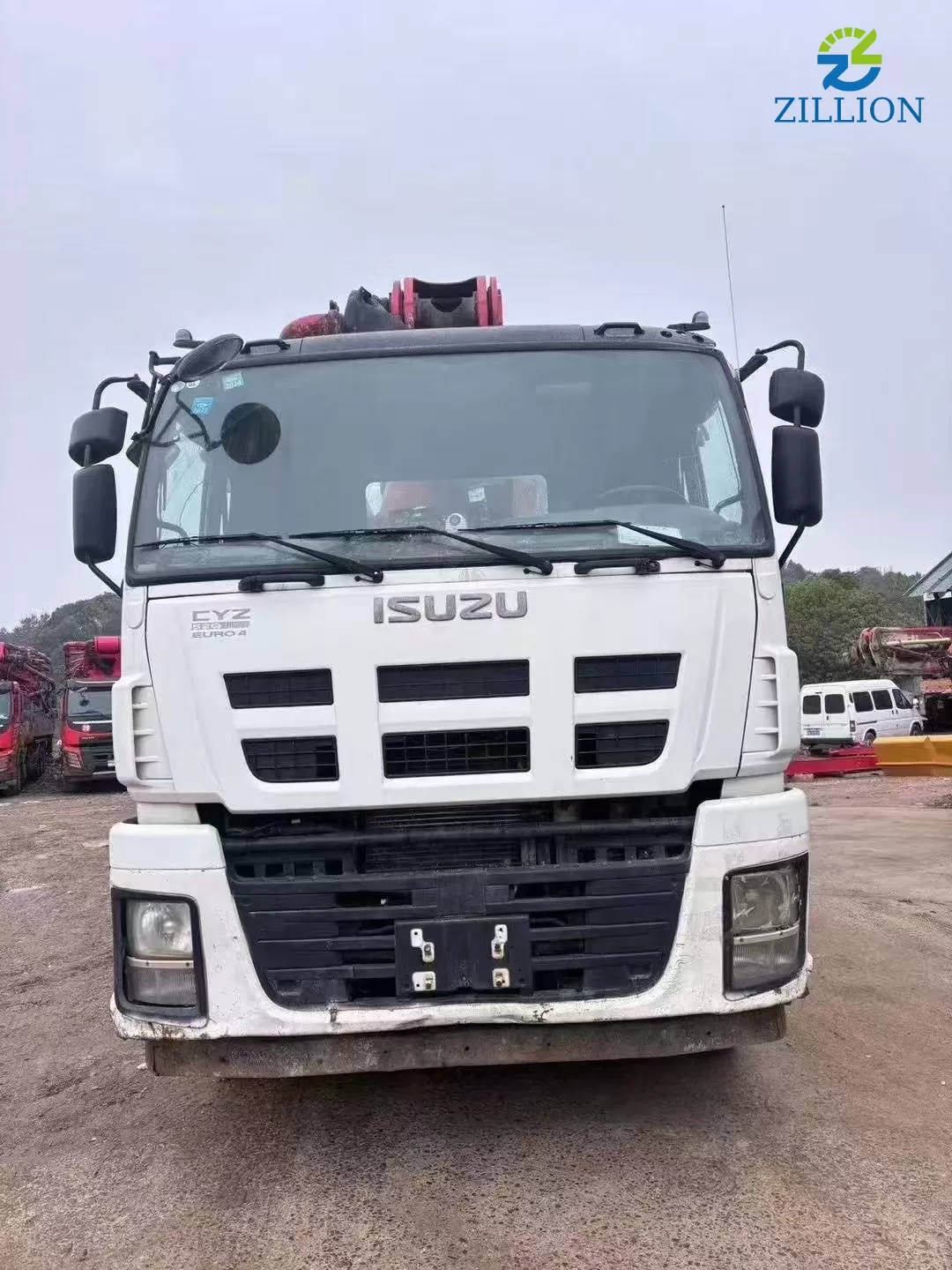 High Quality 2016 SANY Boom Pump 43m Truck- mounted Concrete Pump Car on ISUZU Chassis