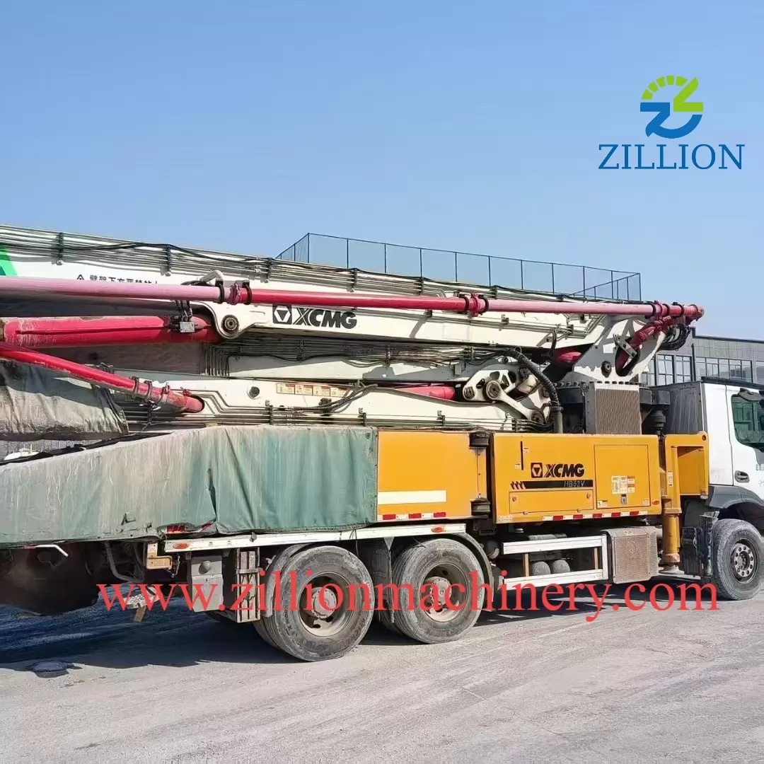 2021 Original XCMG 52m Boom Pump  Truck- mounted Concrete Pump Truck on Mercedes
