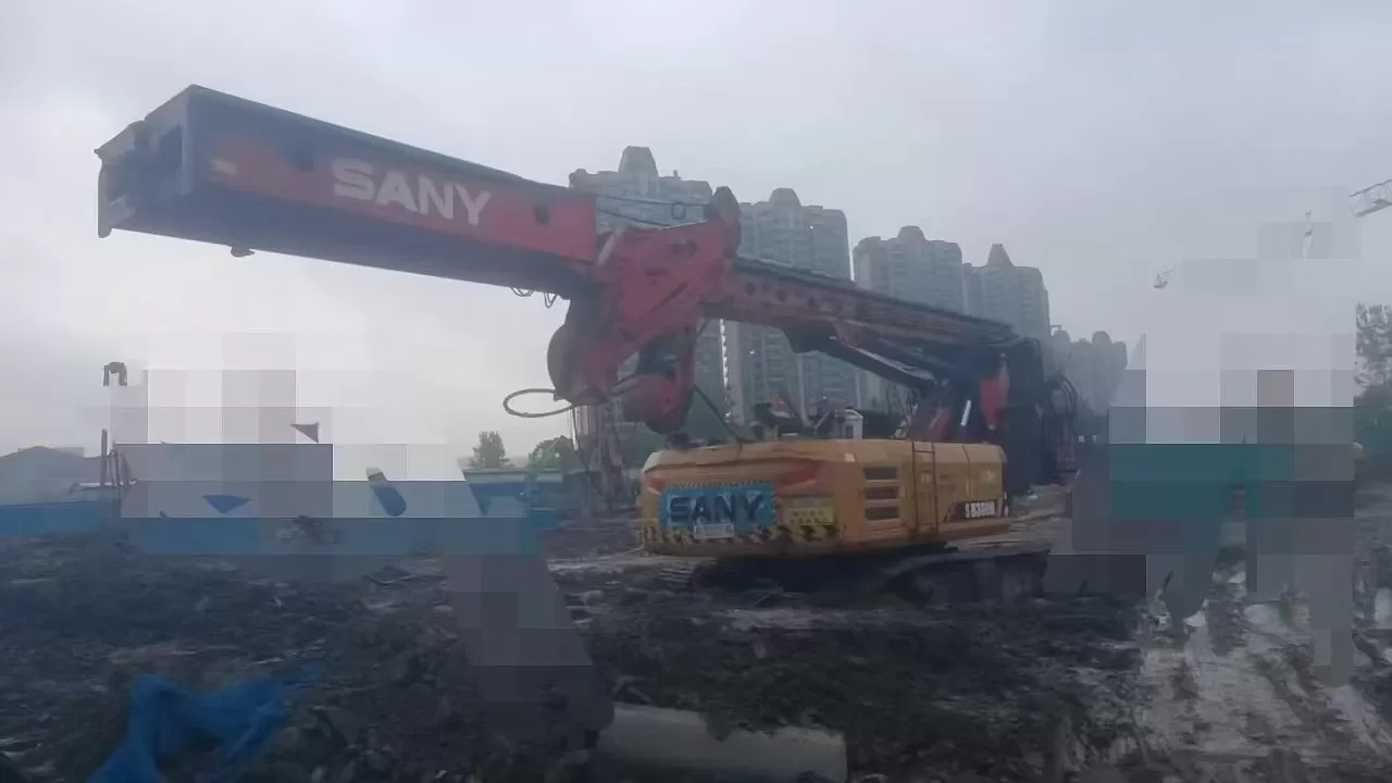 2019 SANY Piling Machinery SR360 backhoe Rotary Drilling Rig for Foundation Drill