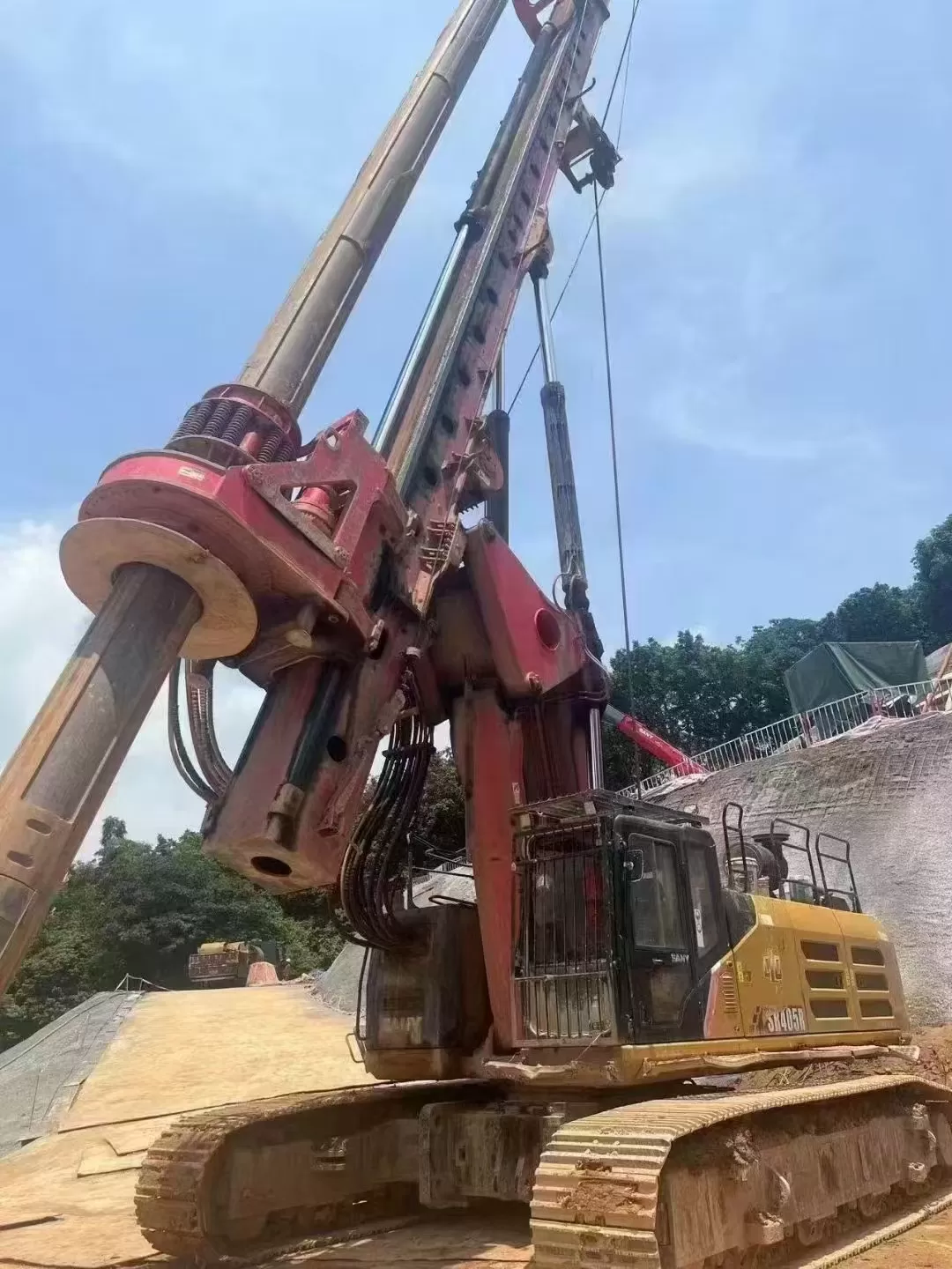 2018 SANY Piling Machinery SR360H backhoe Rotary Drilling Rig for soil investigation