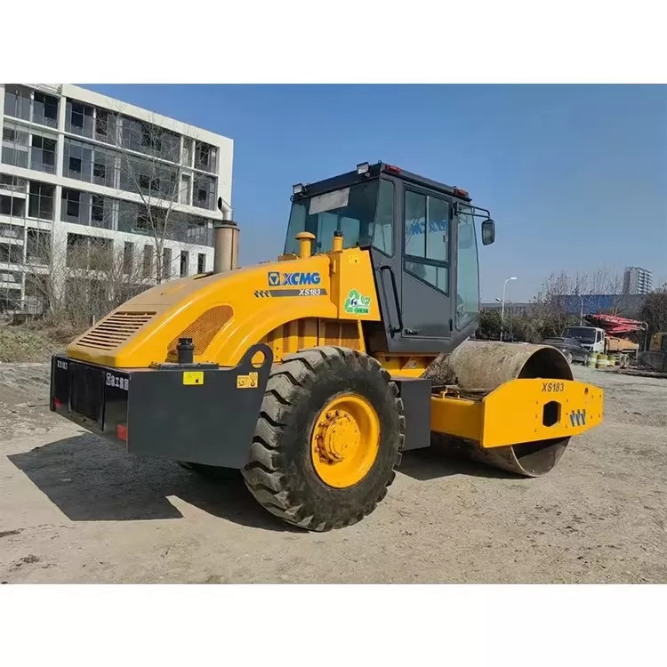 XCMG 18ton used Wheel Road Vibratory Compactor Single Drum Rollers Soil Compactor Roller Hydraulic Asphalt Cement Concrete