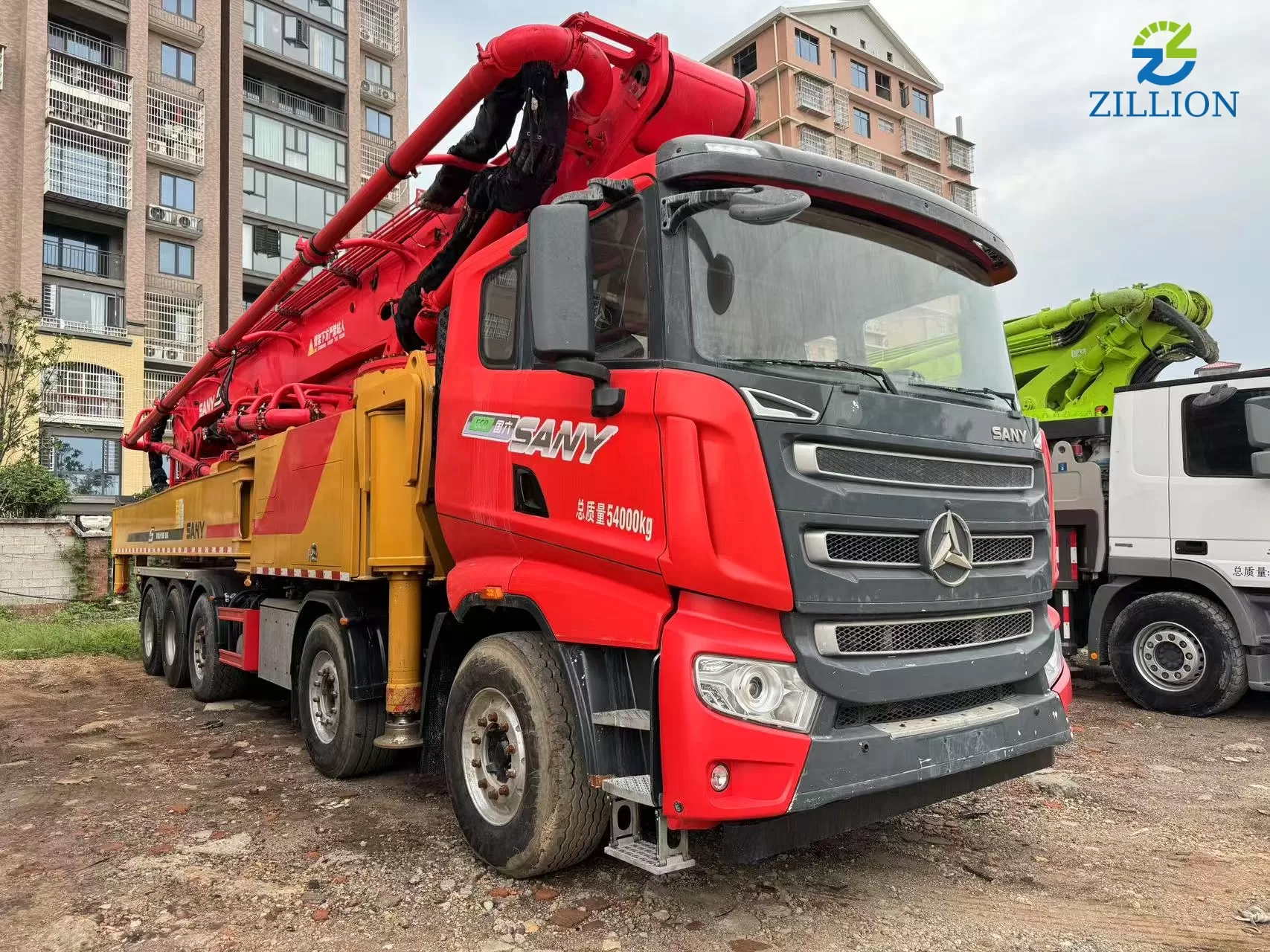 High Quality 2022 SANY Boom Pump 65m Truck- mounted Concrete Pump Car on SANY Chassis