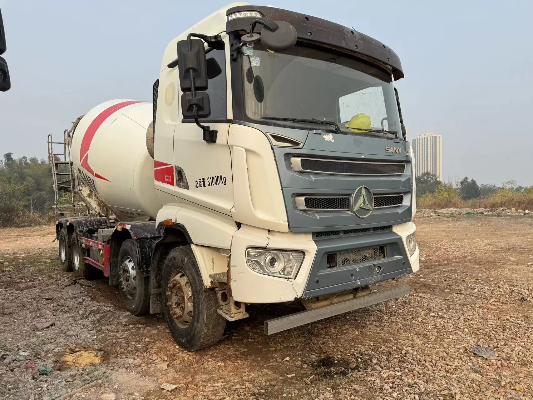 2020 Sany Large 12 cbm Used Cement Mixer Truck Concrete Mixer Truck