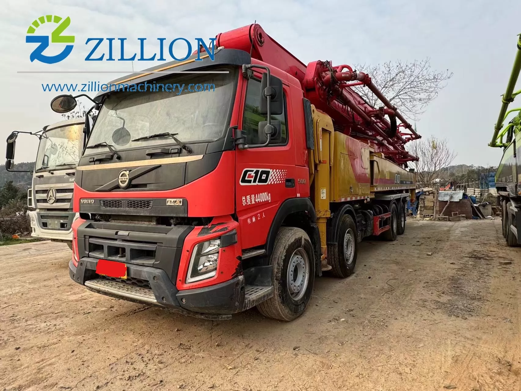 High Quality 2020 SANY Boom Pump Truck- mounted Concrete Pump Car 62m on VOLVO Chassis