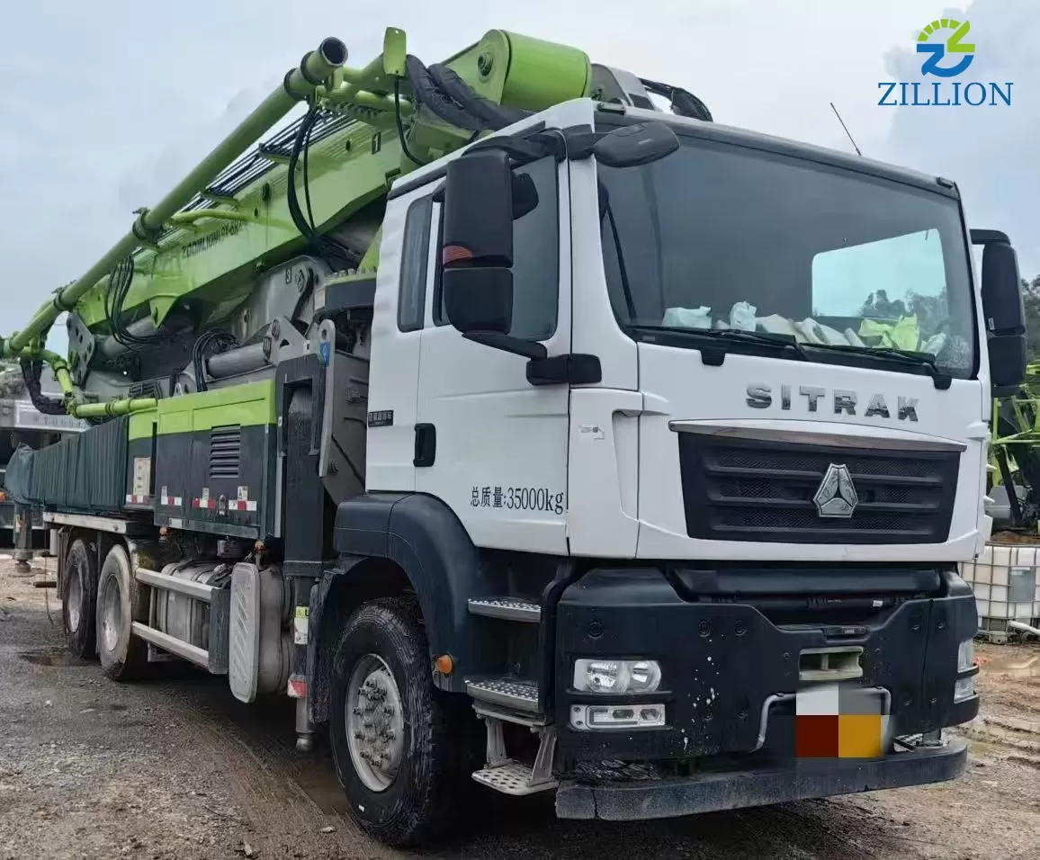 High Quality 2023 Zoomlion Boom Pump 49m Truck- mounted Concrete Pump truck on Scania Chassis