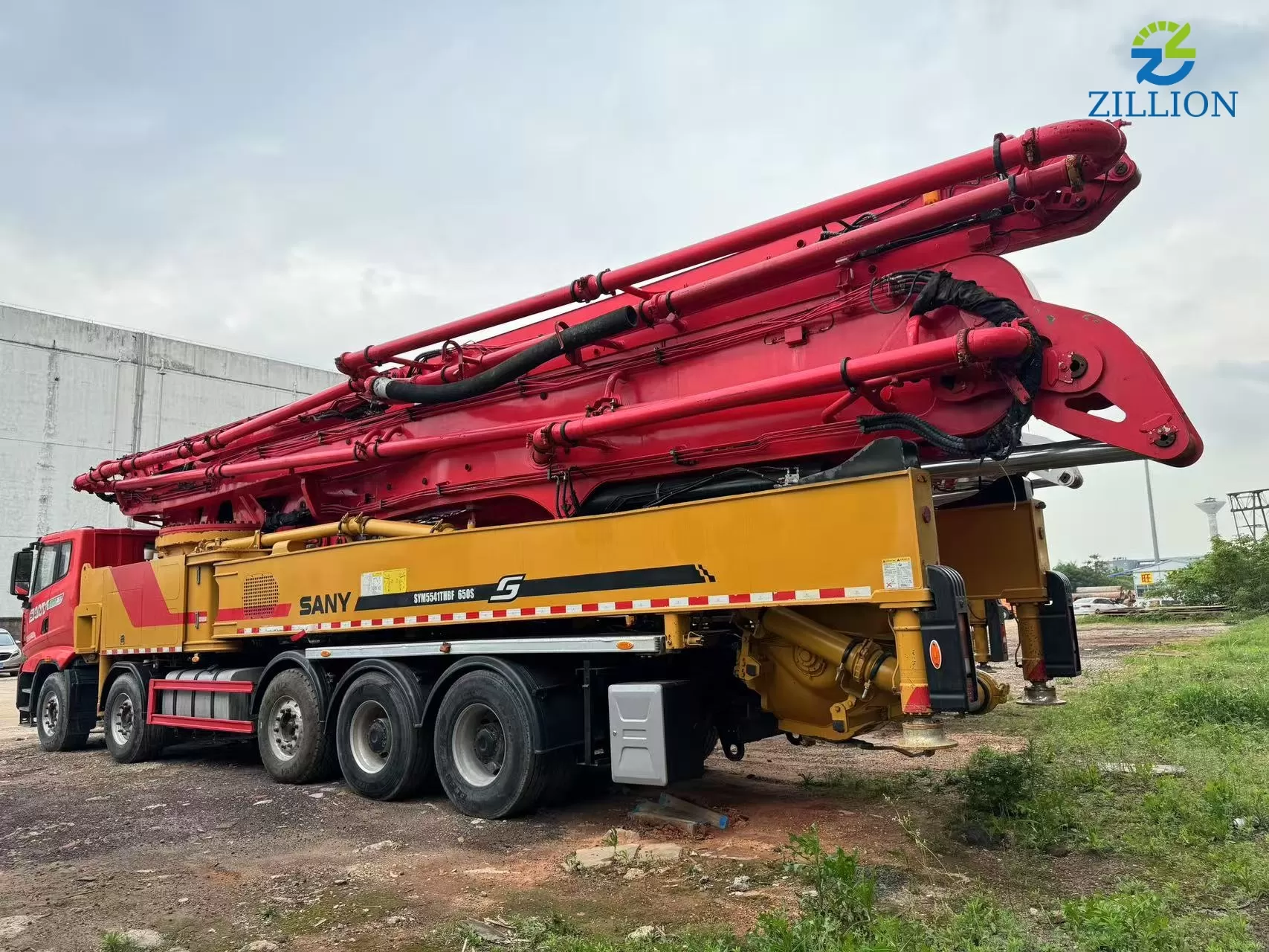 High Quality 2022 SANY Boom Pump 65m Truck- mounted Concrete Pump Car on SANY Chassis