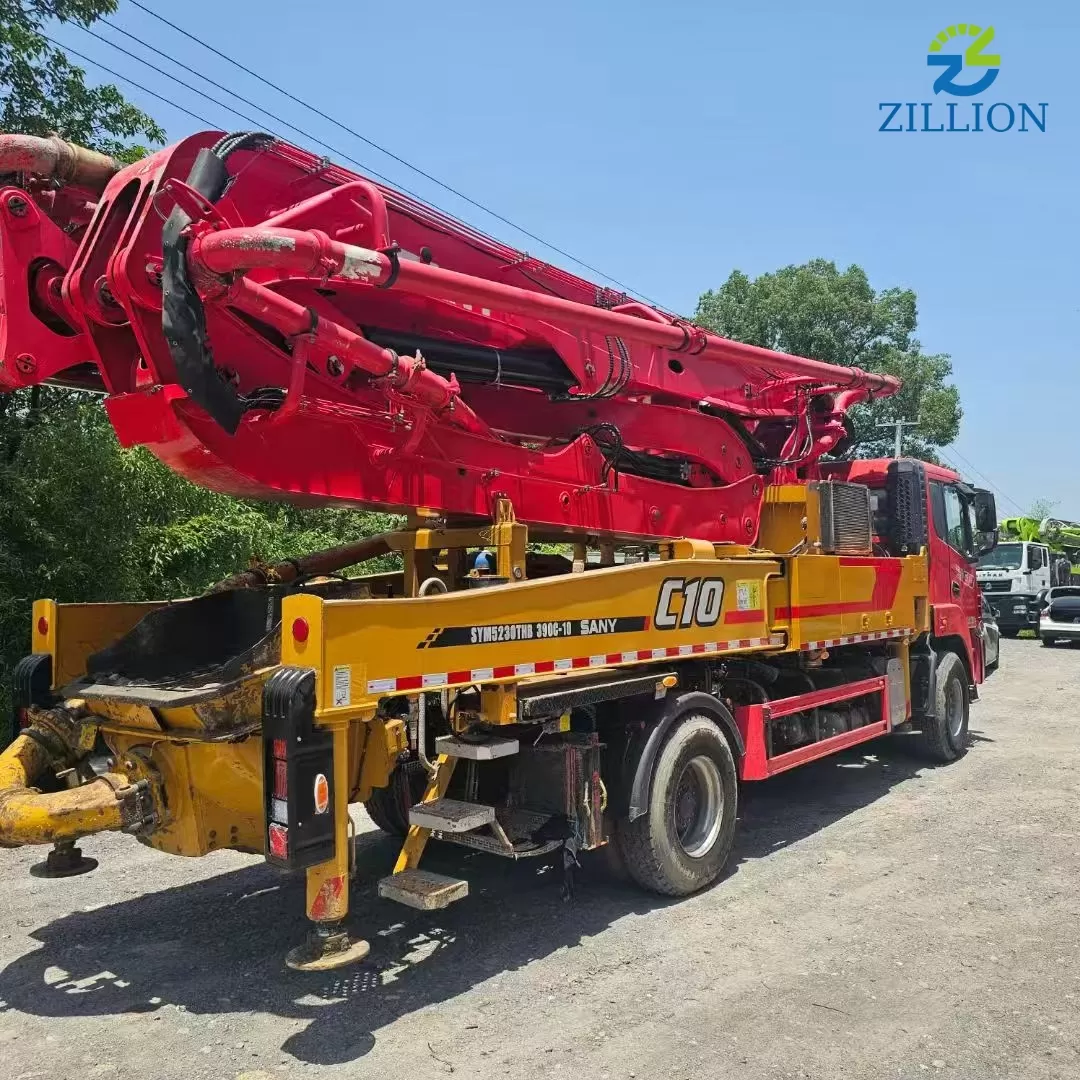 High Quality 2021 Sany Boom Pump 39m Truck- mounted Concrete Pump Truck on Sany Chassis
