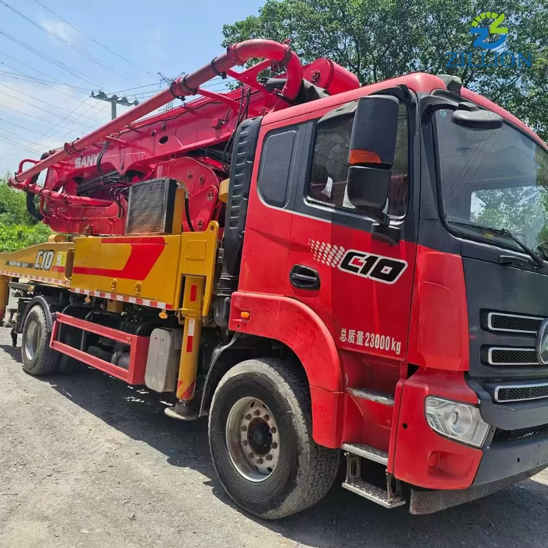 High Quality 2021 Sany Boom Pump 39m Truck- mounted Concrete Pump Truck on Sany Chassis