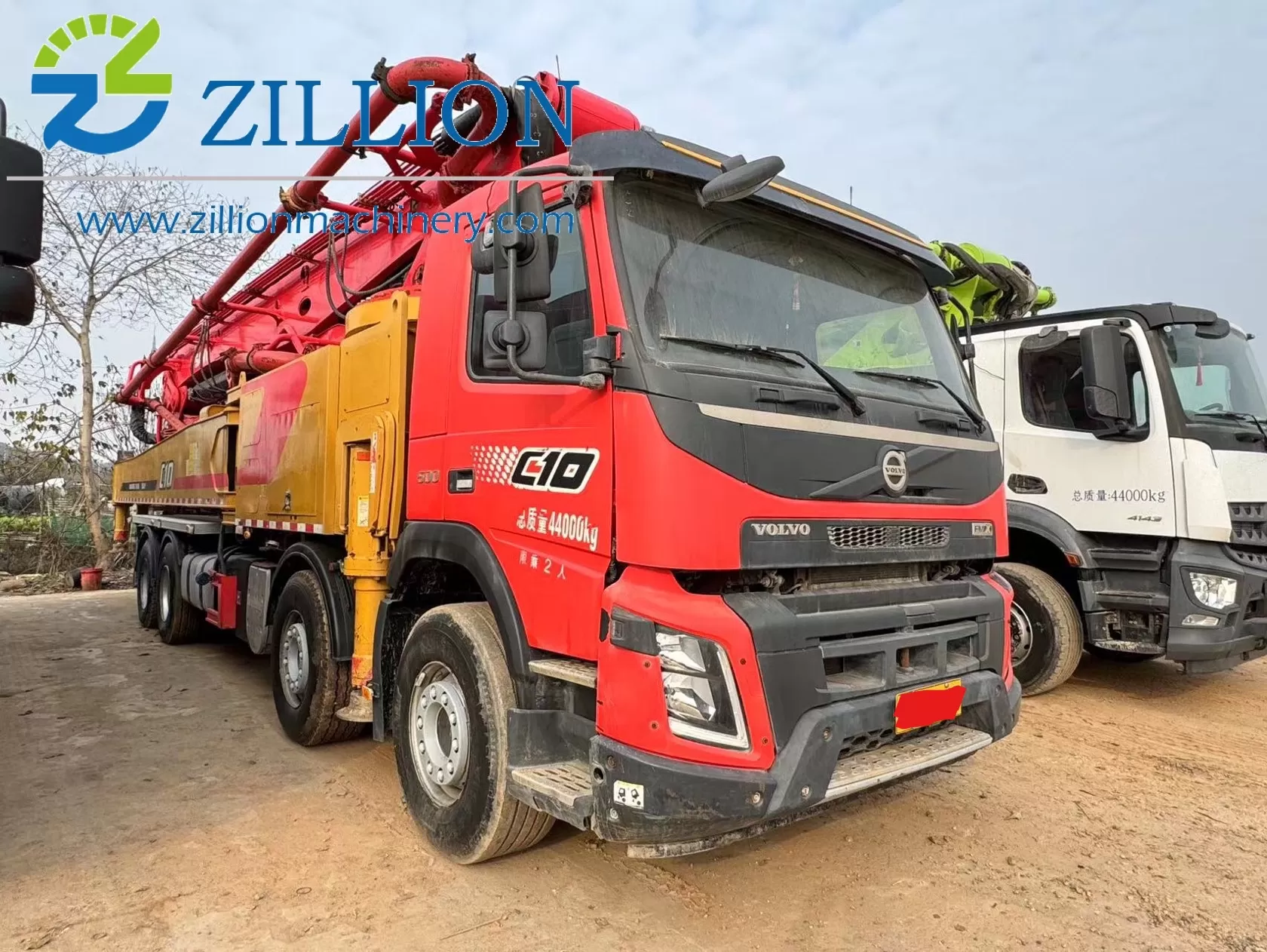 High Quality 2020 SANY Boom Pump Truck- mounted Concrete Pump Car 62m on VOLVO Chassis