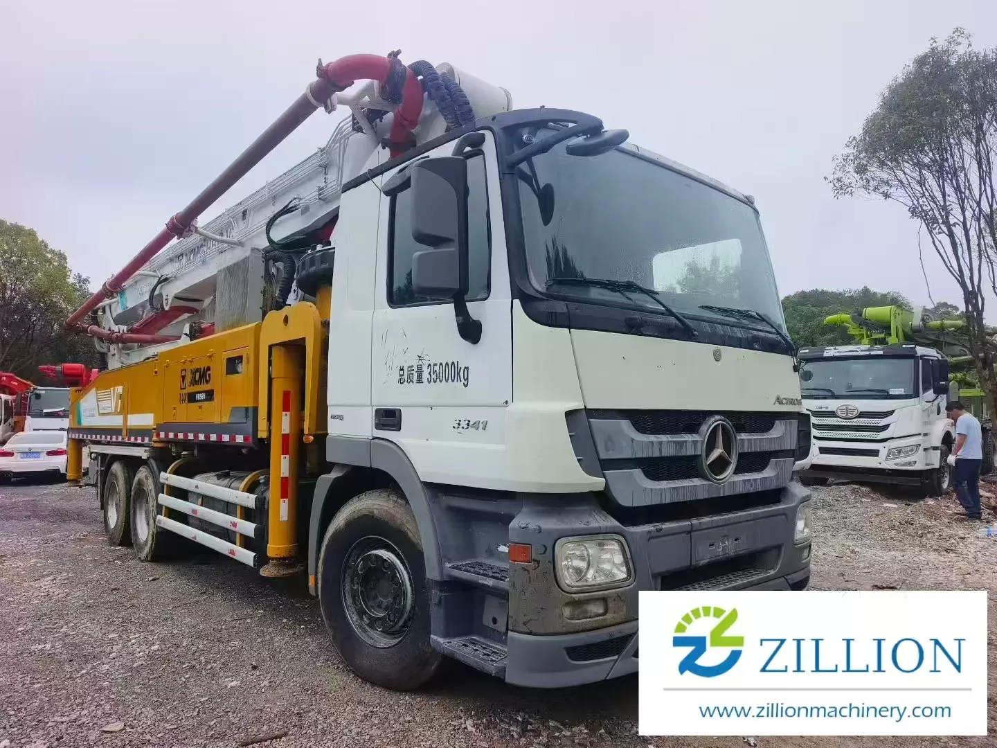 2019 XCMG 50m Concrete Pump Truck | Mercedes-Benz Chassis