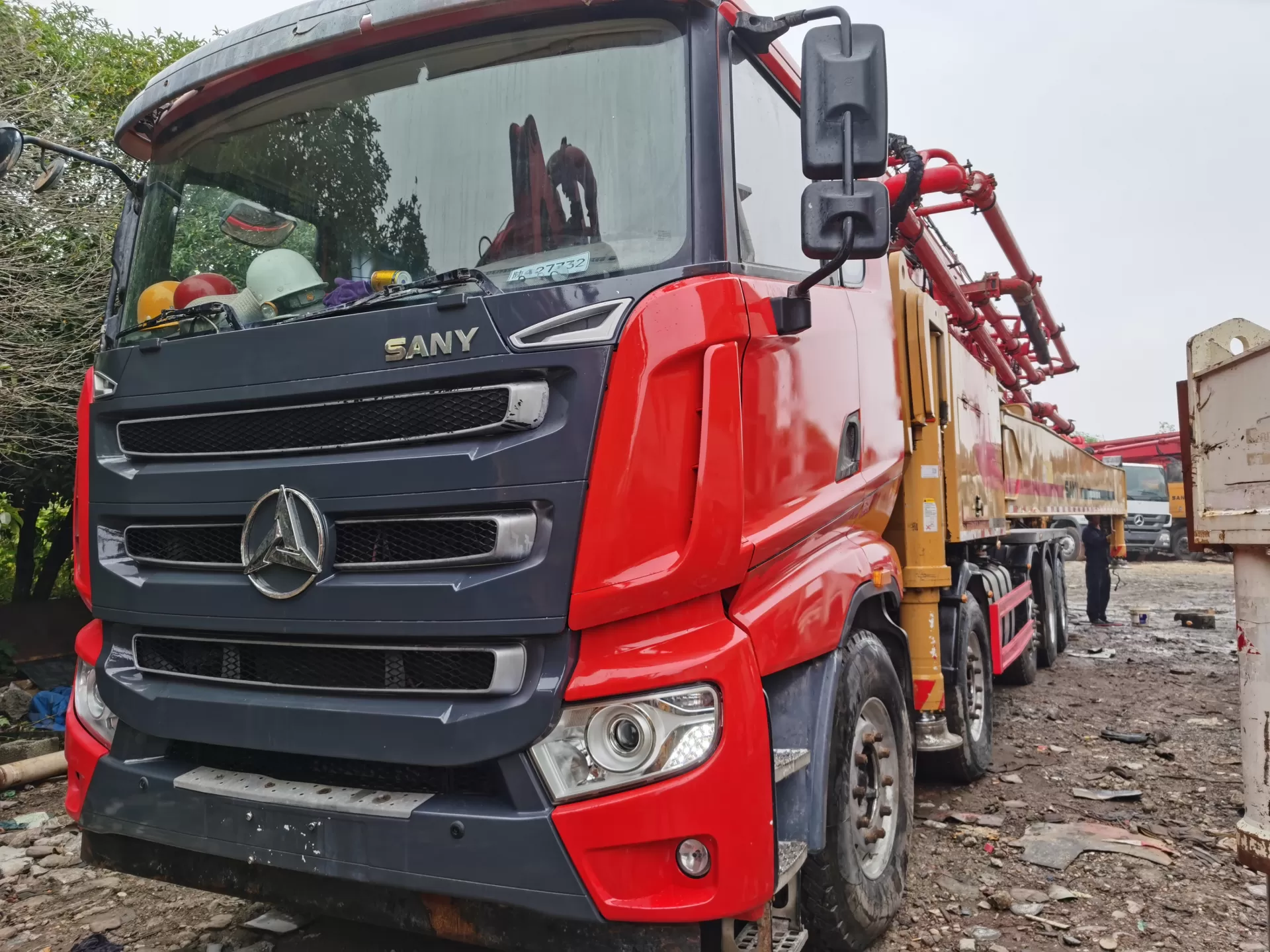 2021 Sany Boom Pump 62m Truck- mounted Concrete Pump Car on Sany Chassis