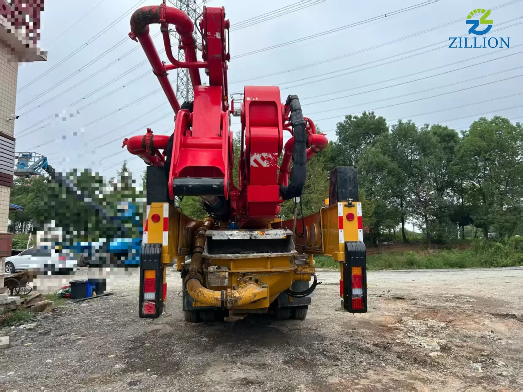2023 SANY 71m Truck-Mounted Concrete Boom Pump on SANY Chassis